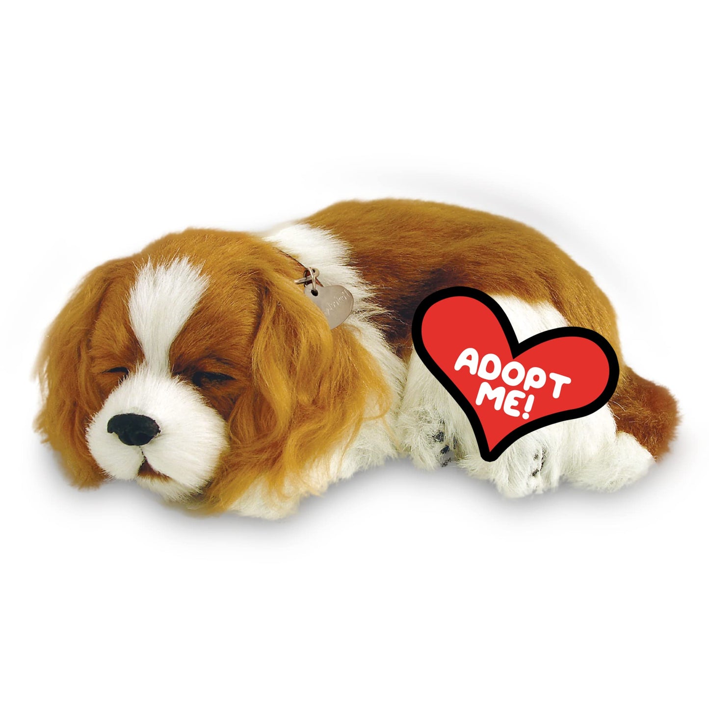 Perfect Petzzz Cavalier King Charles - Realistic Lifelike Plush Companion with 100% Handcrafted Synthetic Fur