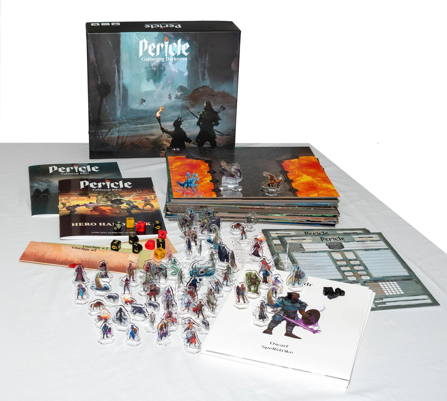 Pericle Gathering Darkness (Core Game) – App-Assisted TTRPG for 1–4 Players