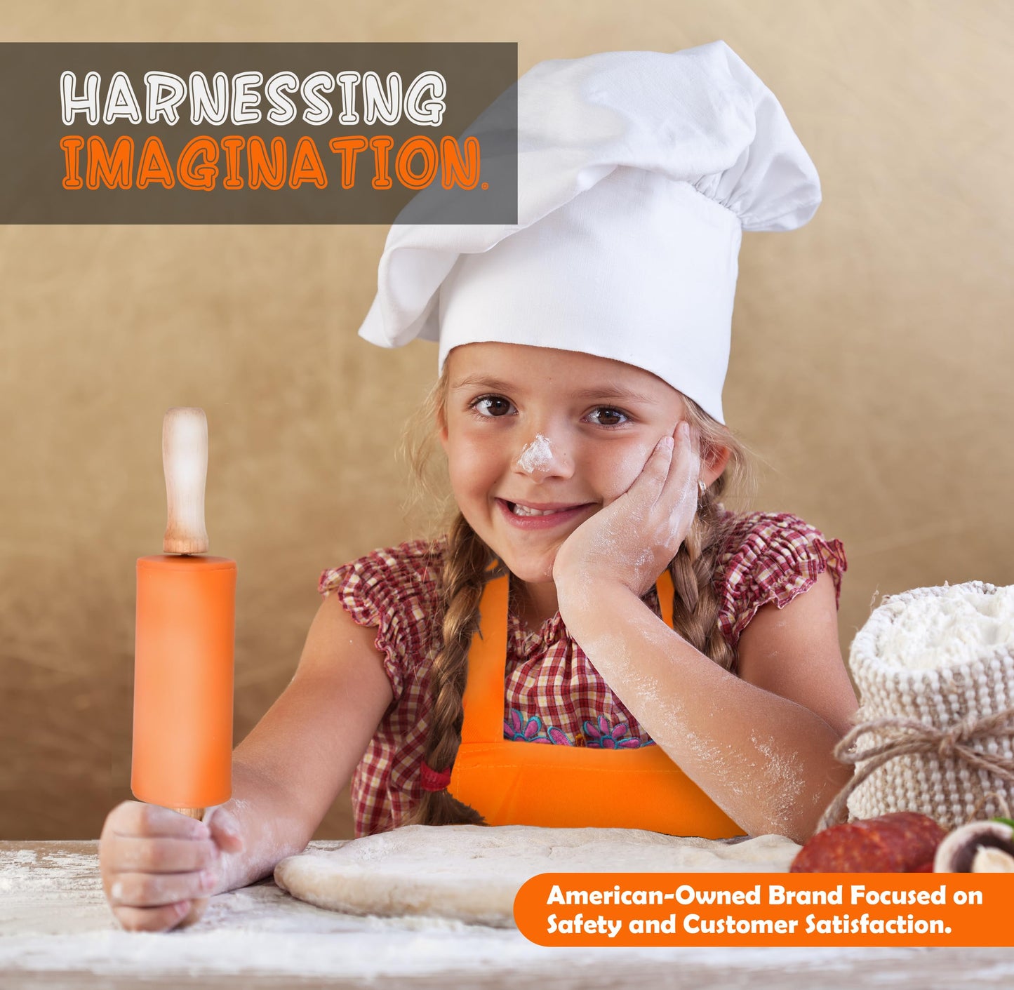 PERLLI Kids Real Cooking Set – 31 Pc Chef Kit for Ages 6+