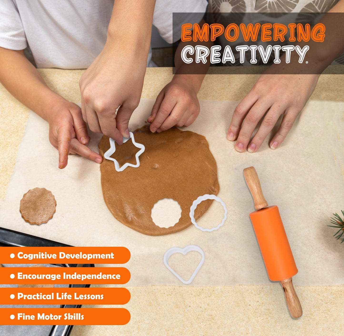 PERLLI Kids Real Cooking Set – 31 Pc Chef Kit for Ages 6+