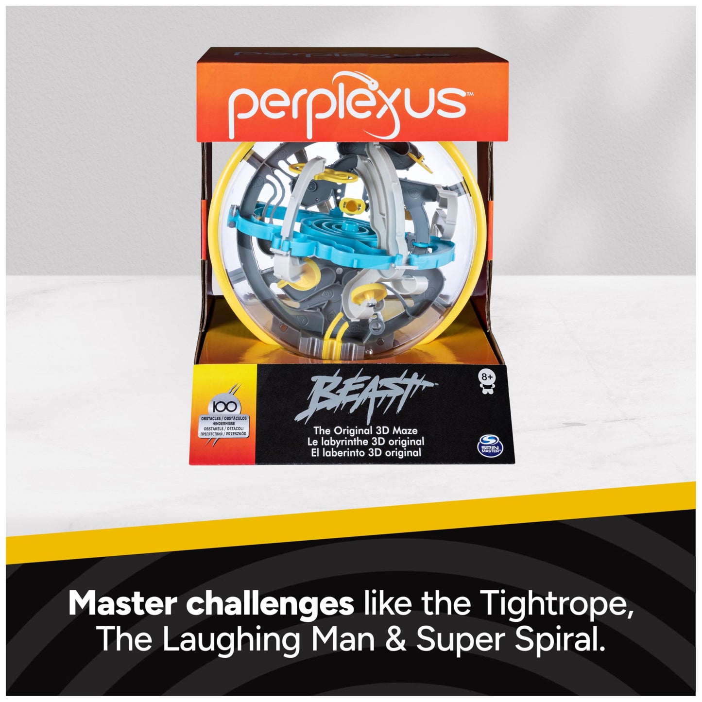 Perplexus Beast 3D Maze – Spin Master Games Brain Teaser & Fidget Toy (Ages 9+)