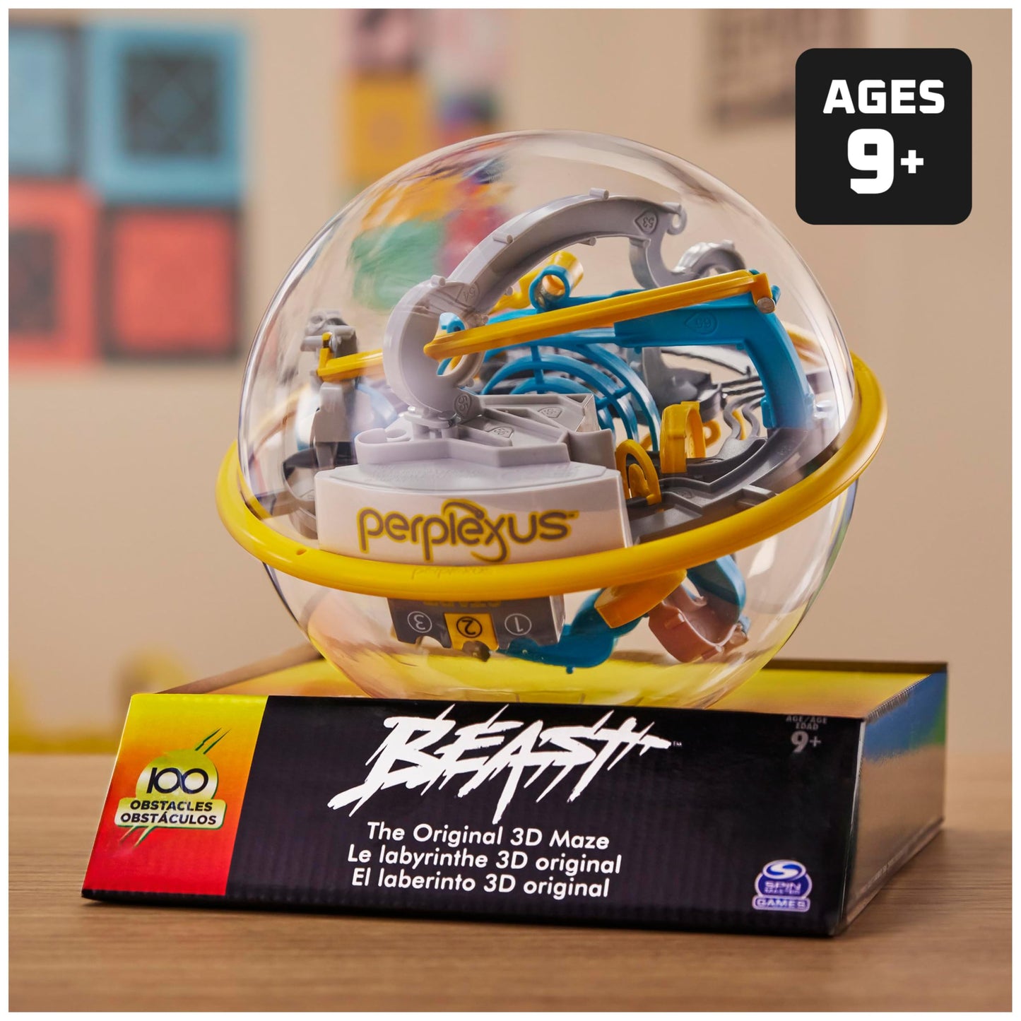 Perplexus Beast 3D Maze – Spin Master Games Brain Teaser & Fidget Toy (Ages 9+)