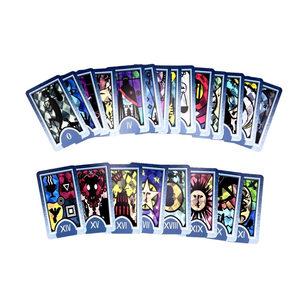 Persona 5 Tarot Deck: 78-Card Complete Set + 7 Extras | 85 Cards in Rigid Matte Box