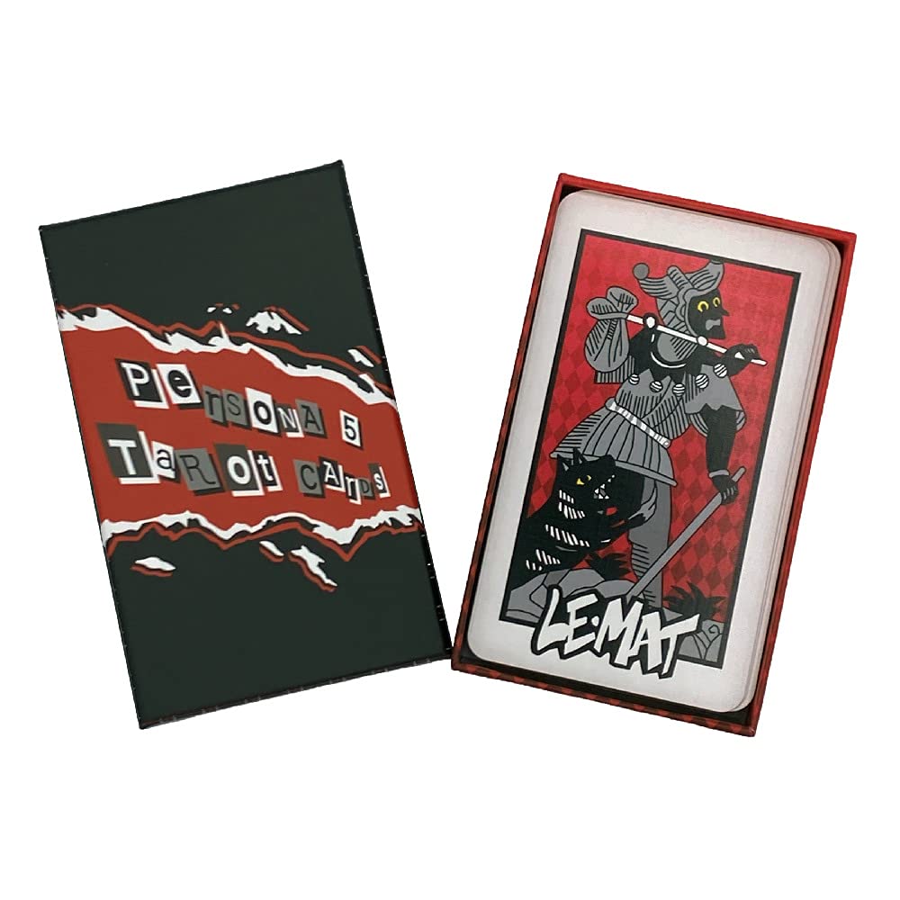Persona 5 Royal Tarot Deck – Complete 78-Card Tarot with Extras (90 Cards) in Rigid Matte Box | Persona