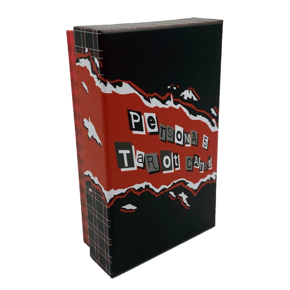 Persona 5 Royal Tarot Deck – Complete 78-Card Tarot with Extras (90 Cards) in Rigid Matte Box | Persona