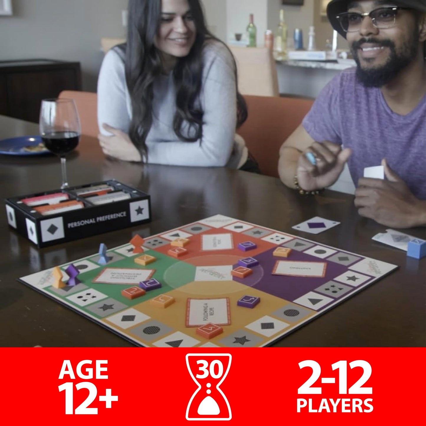 Personal Preference Board Game - Updated Edition with 750 Cards for 2-12 Players | Family Party Game