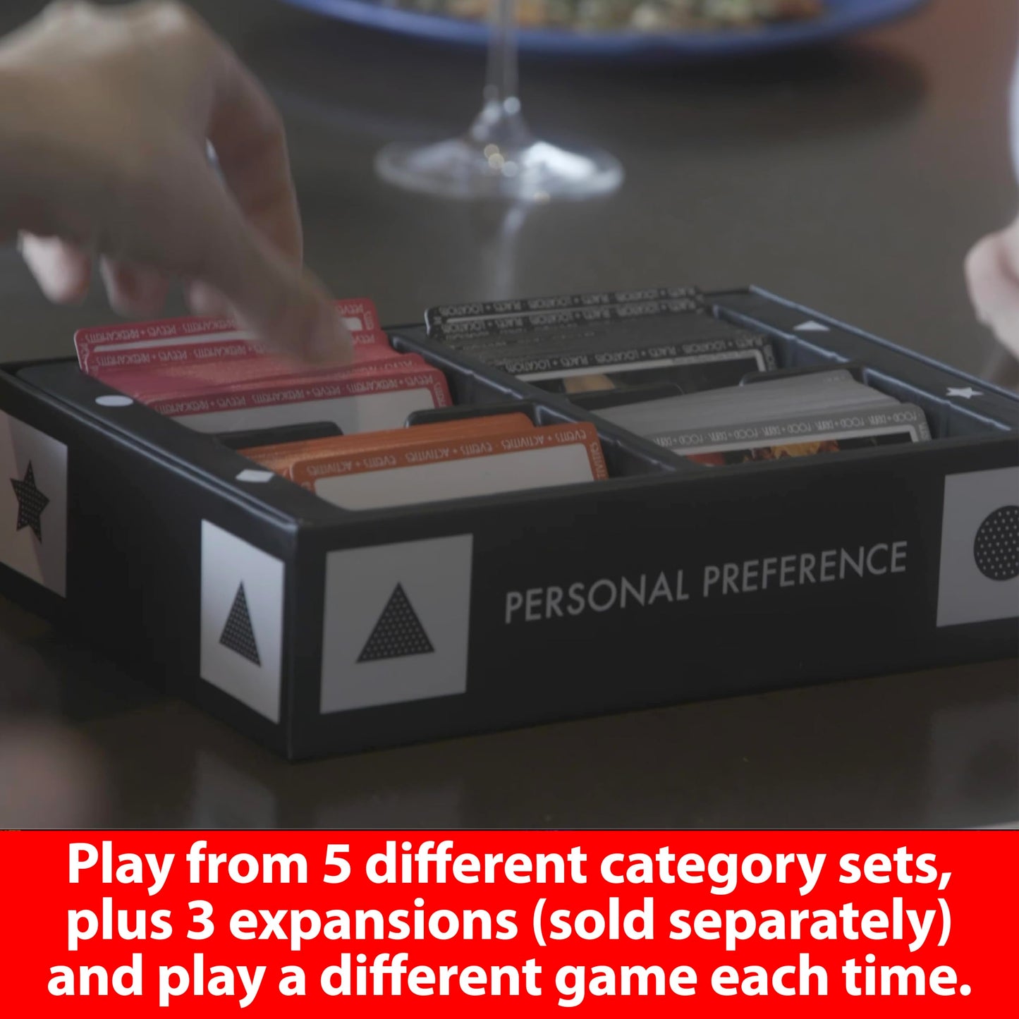 Personal Preference Board Game - Updated Edition with 750 Cards for 2-12 Players | Family Party Game