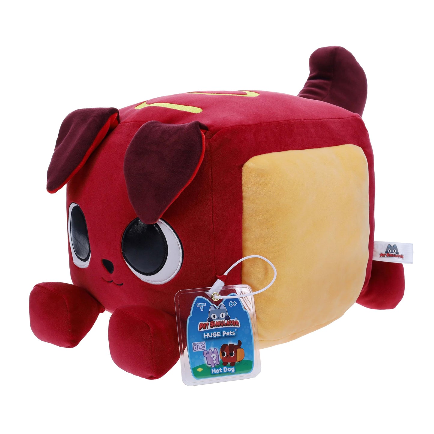 Pet Simulator Hot Dog Huge Pet Plush – 8.5" Tall + Exclusive DLC Code