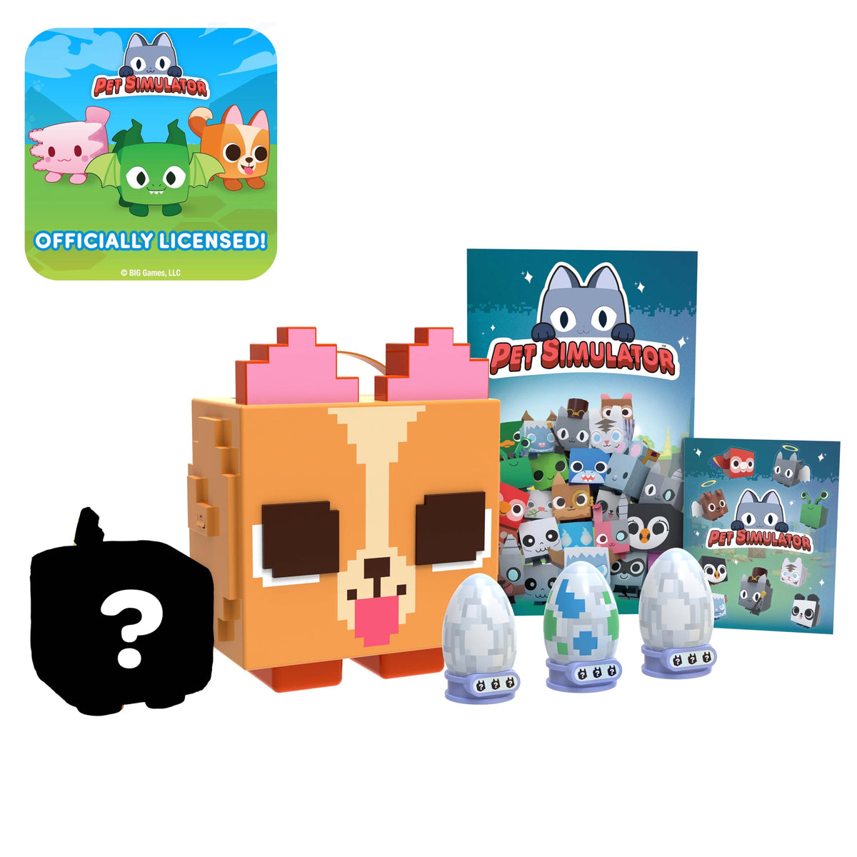 Pet Simulator Pixel Corgi Mystery Collector Bundle – Series 2 (8 Items) + DLC Codes