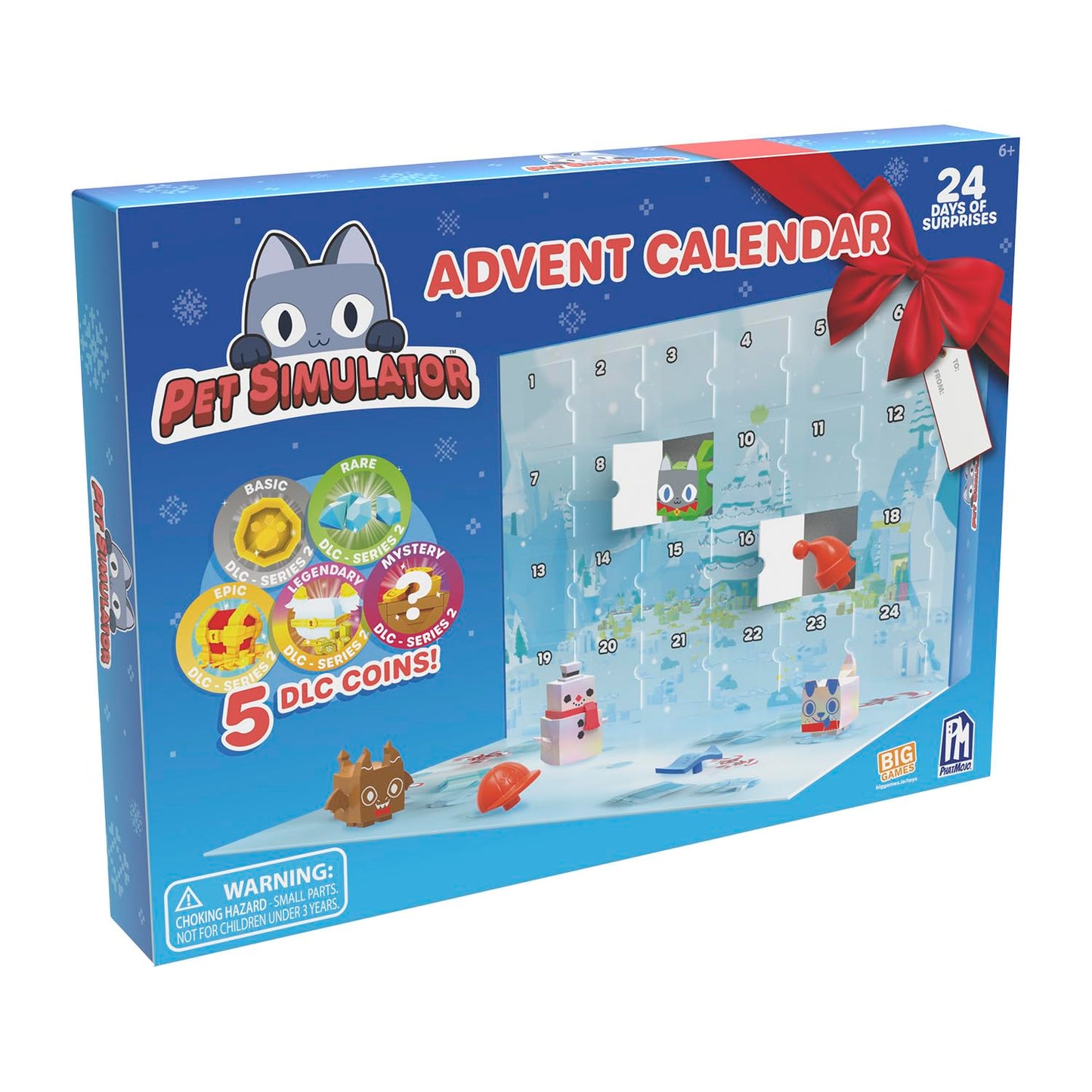 Pet Simulator Series 2 Advent Calendar – 24 Surprises, Exclusive Figures & DLC Codes