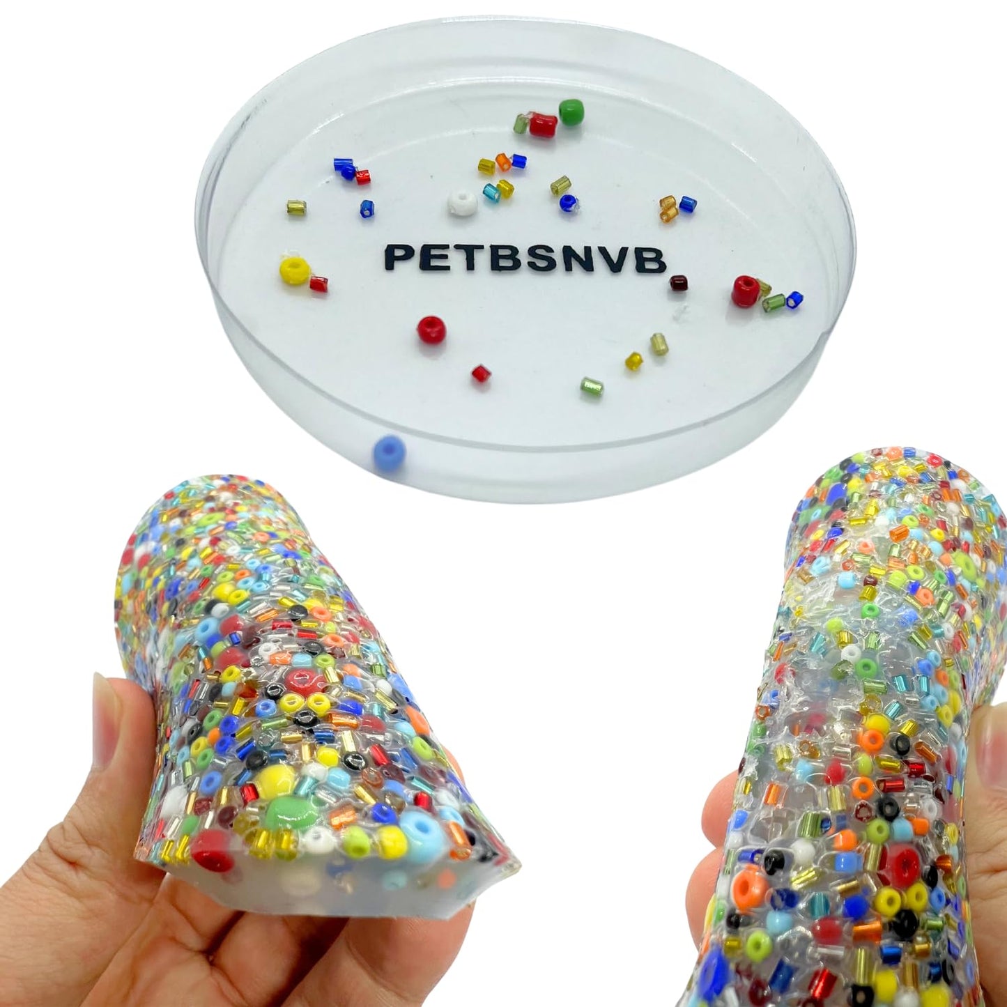 PETBSNVB 2-Pack Circle & Heart Picking Pad — Skin Picking Fidget Toy