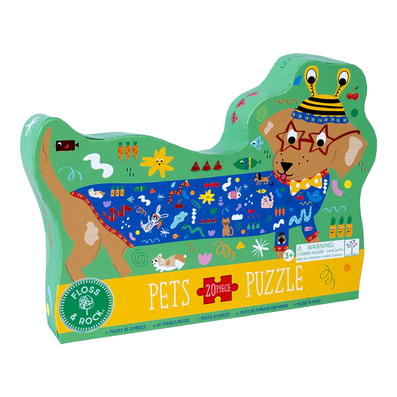 Floss & Rock Sausage Dog Pets Jigsaw Puzzle - 20 Pieces