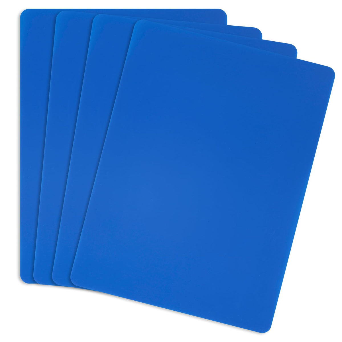 PEUTIER 4pcs Mahjong Tile Mixer Shuffler – Premium Plastic, Portable Mahjong Accessory (Blue)