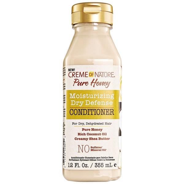 Creme of Nature Pure Honey Dry Defense Conditioner 12 oz / 355 ml - For Dry, Frizzy & Natural Curls