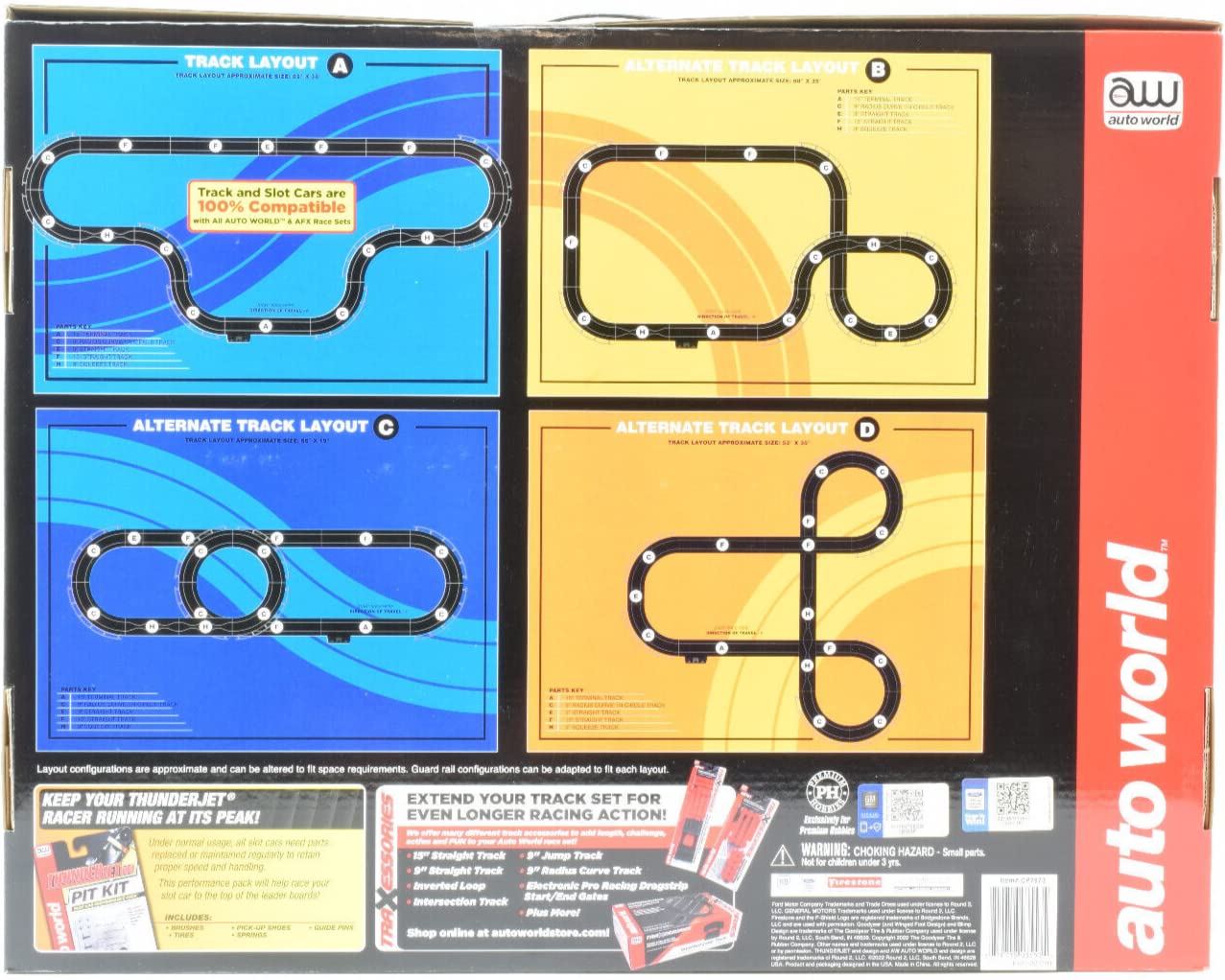 PH Premium Hobbies CP7973: Mustang vs Camaro HO Slot Car Race Set