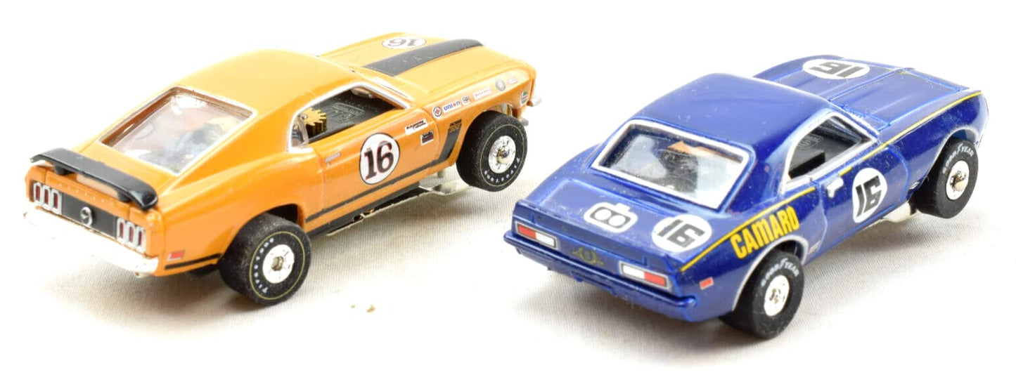 PH Premium Hobbies CP7973: Mustang vs Camaro HO Slot Car Race Set