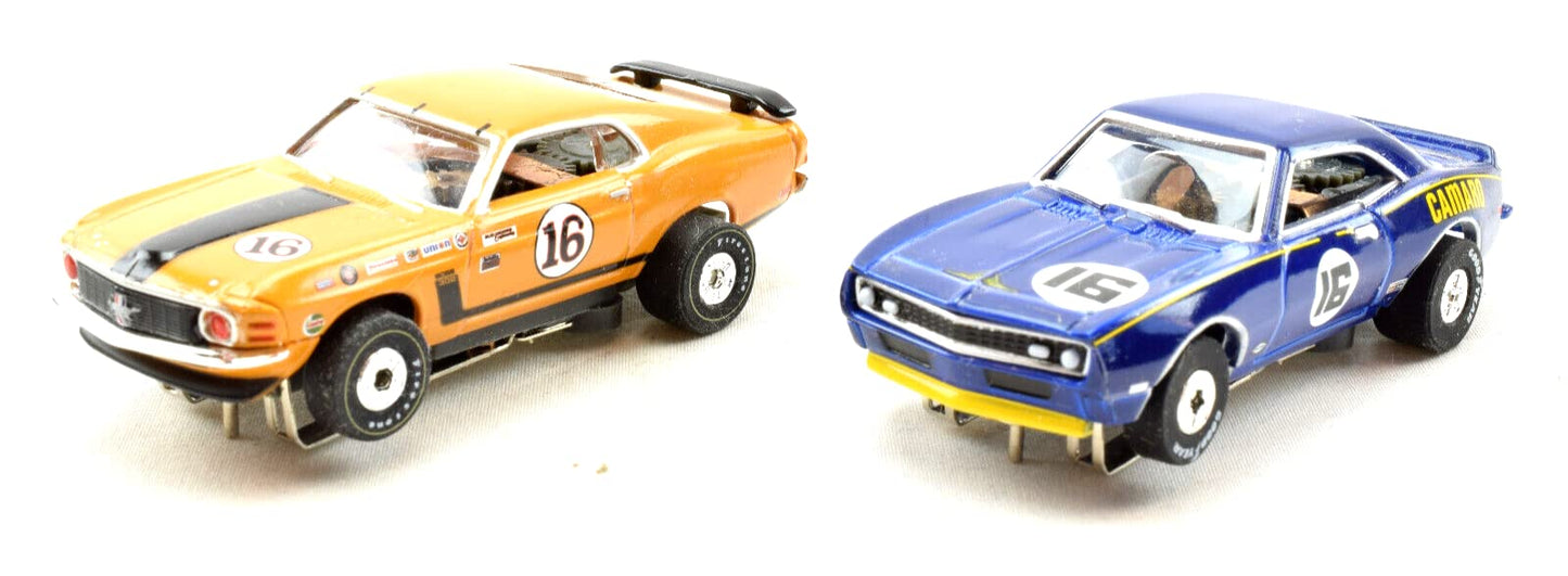 PH Premium Hobbies CP7973: Mustang vs Camaro HO Slot Car Race Set