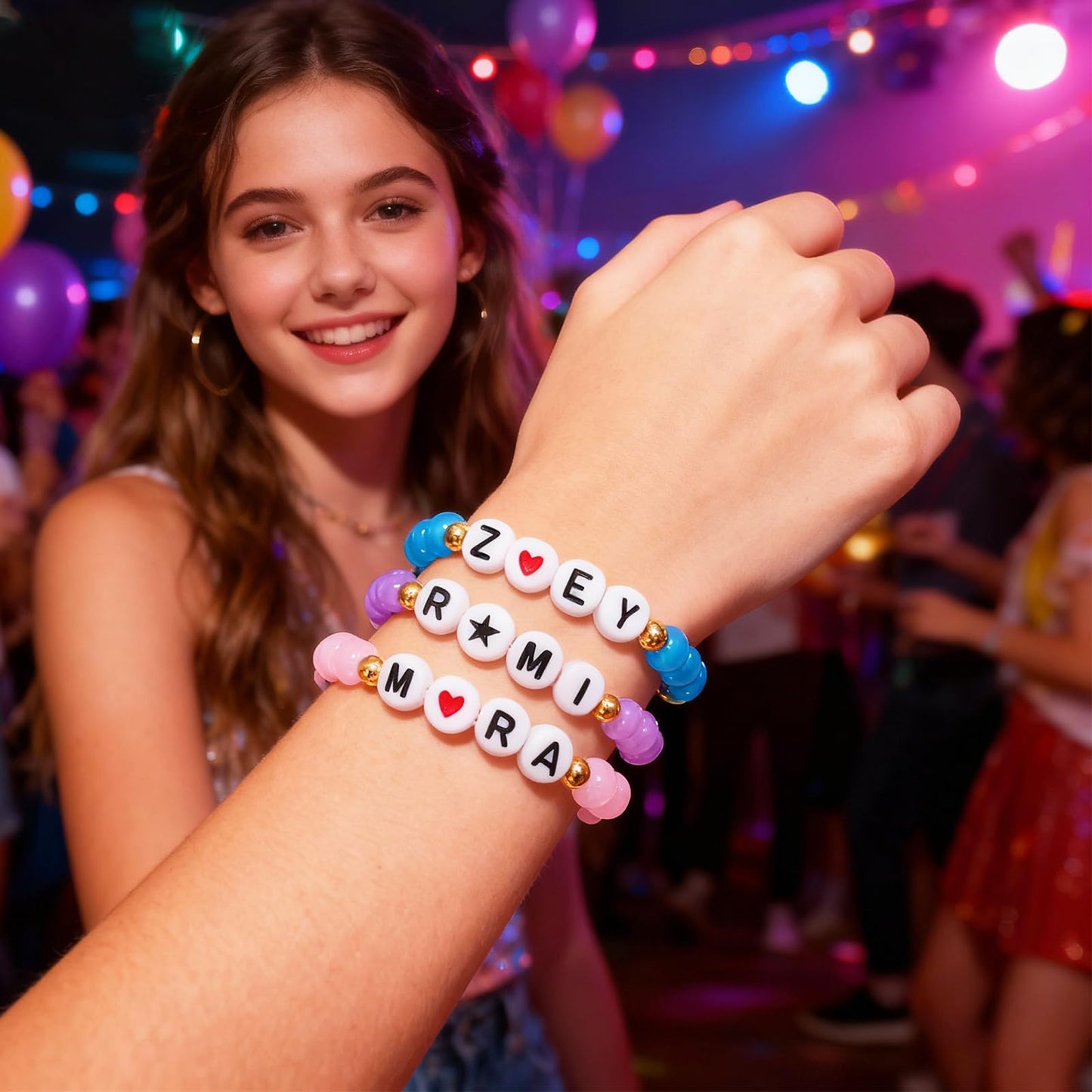 Phask Korea-Pop Merch Bracelets 3-Pack – Stackable, Handmade K-Pop Fan Jewelry