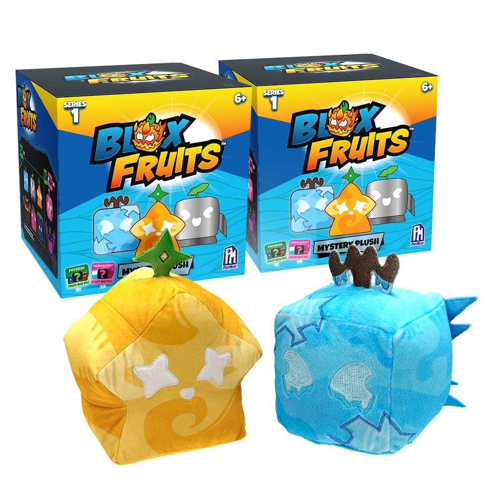 PhatMojo BLOX Fruits Mystery Fruit Plush 2-Pack - 4in Tall, Series 1 | Officially Licensed