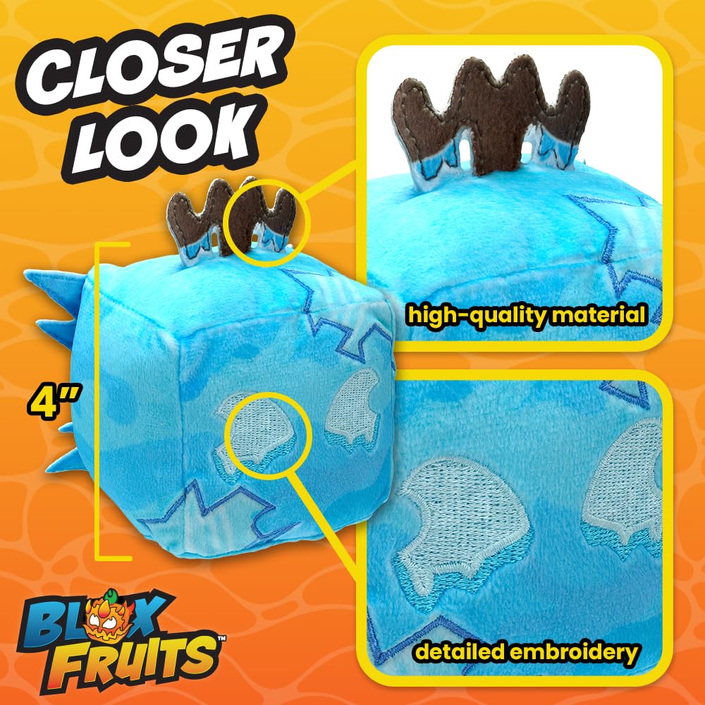 PhatMojo BLOX Fruits Mystery Fruit Plush 2-Pack - 4in Tall, Series 1 | Officially Licensed