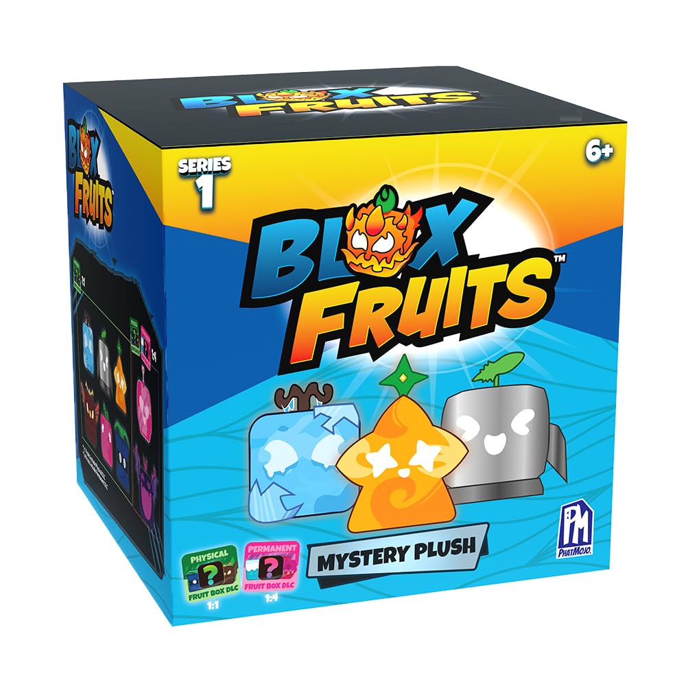 PhatMojo BLOX Fruits Mystery Fruit Plush 2-Pack - 4in Tall, Series 1 | Officially Licensed