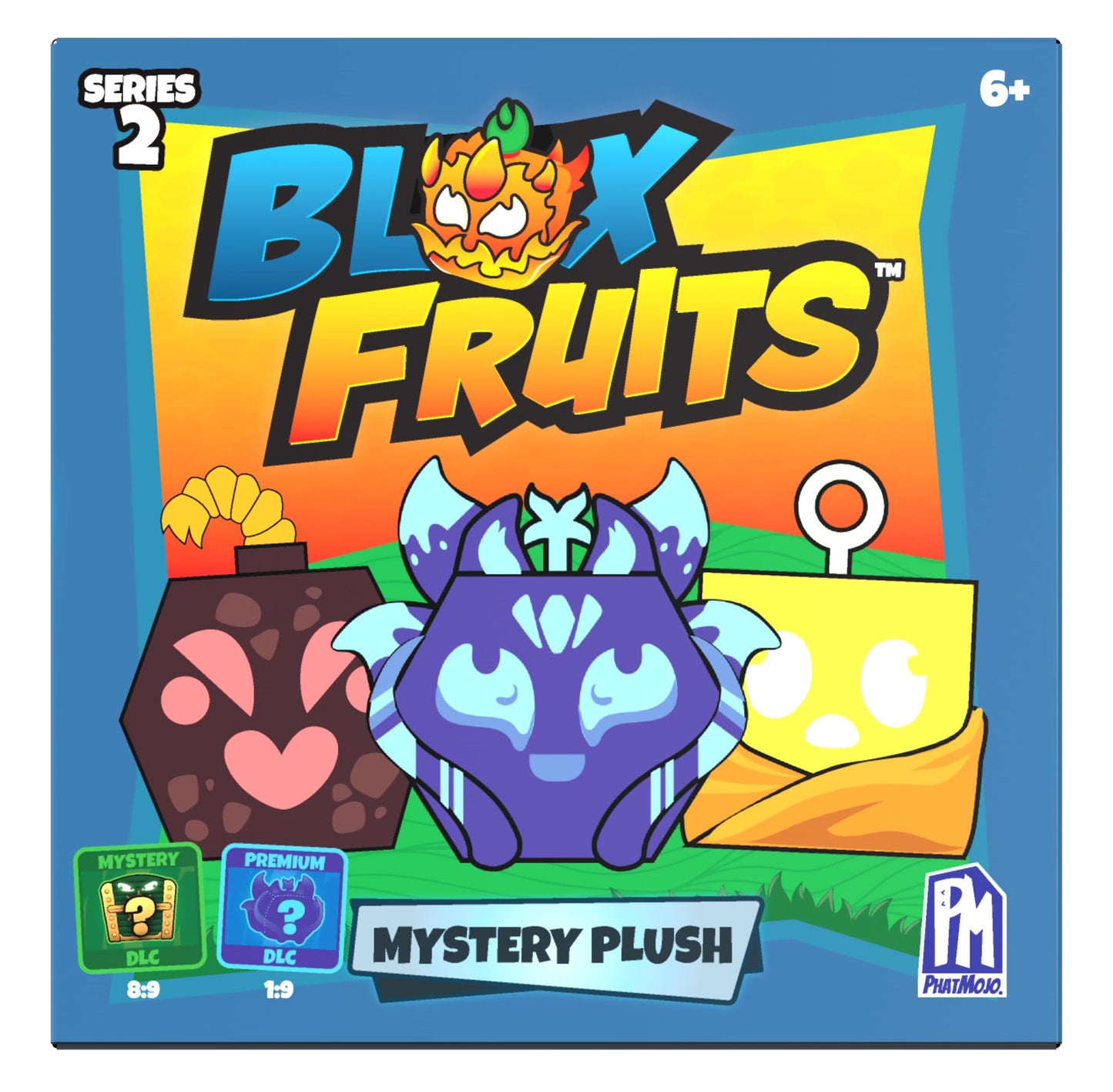 PhatMojo Blox Fruits Plush Surprise Collectible – 4-Inch Mystery Plush
