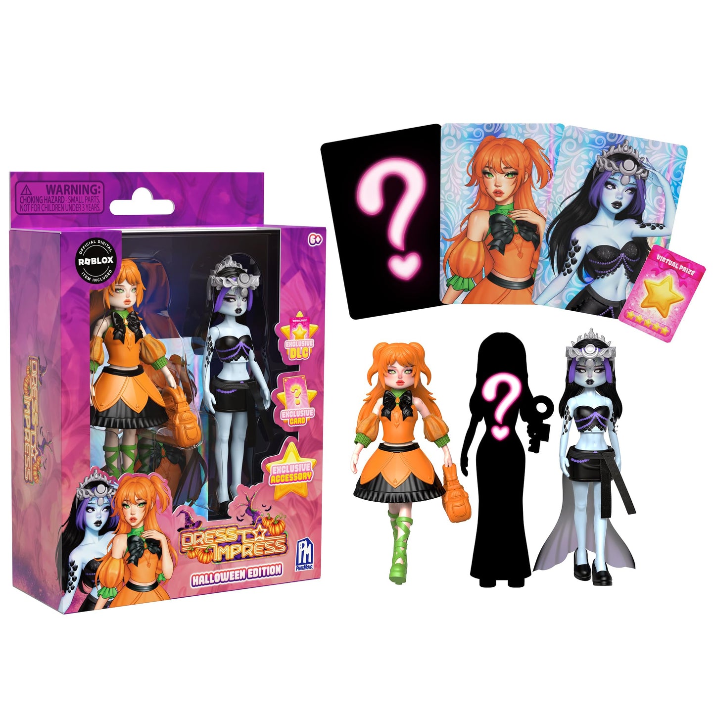 PhatMojo Dress to Impress Series 2 Halloween Edition Mystery Models 3-Pack — DLC Included