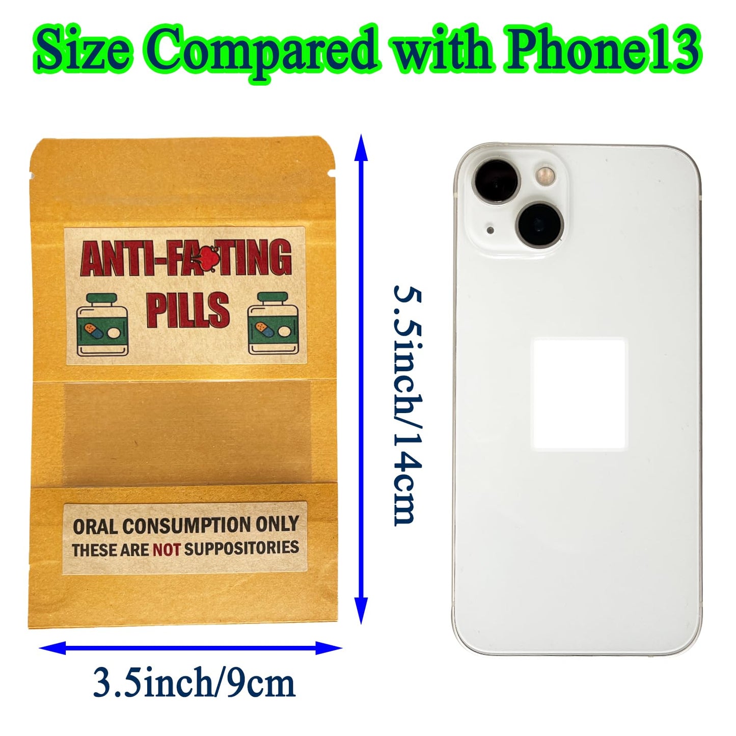 PHAWNGU 2 Pack Gag Gifts – Anti-Farting Pill Box for Men