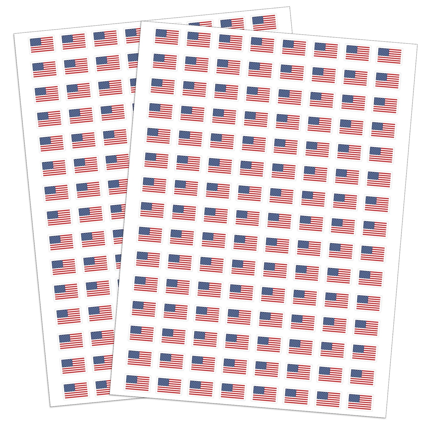 Philbinden 2400 Pcs Mini Patriotic Stickers – 0.5 in 4th of July Self-Adhesive Decals