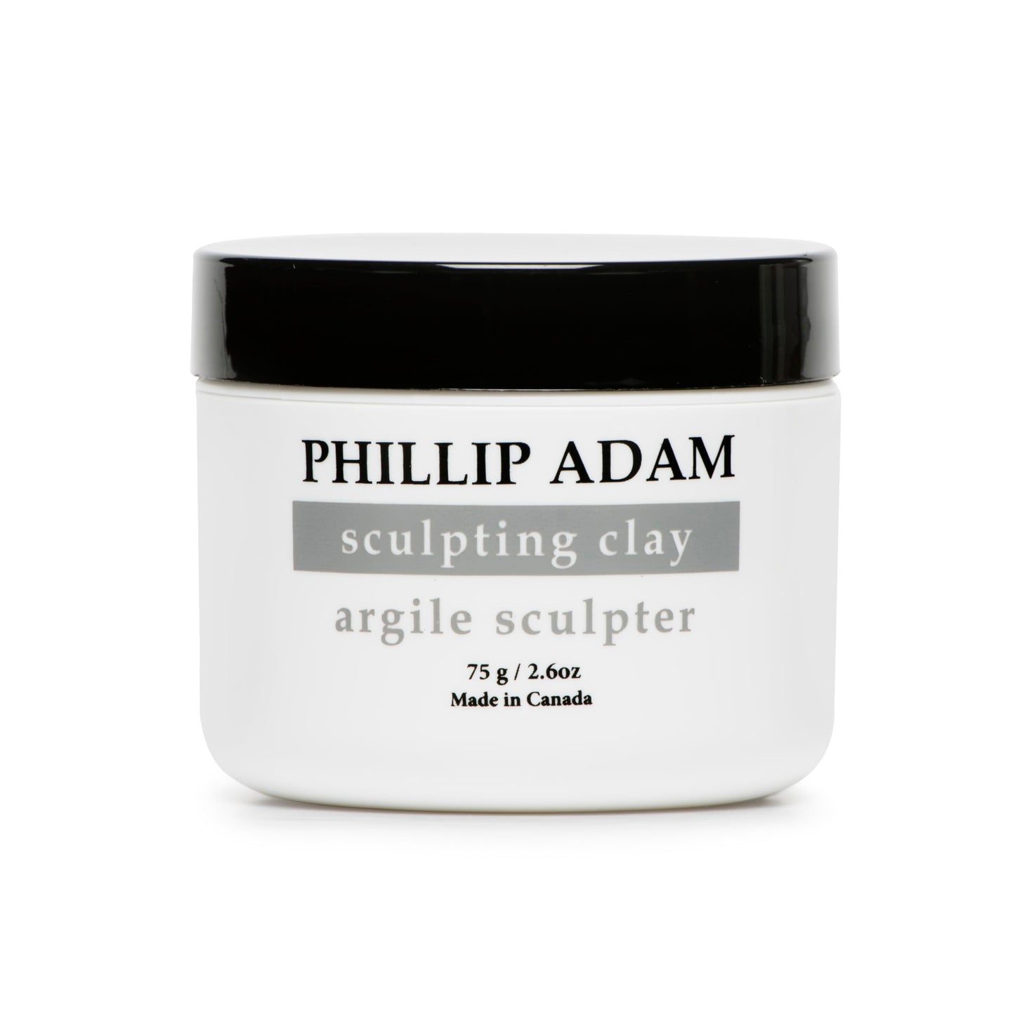 Phillip Adam Sculpting Hair Clay - Strong Hold, Matte Finish, Bentonite Clay & Beeswax - 2.6 oz