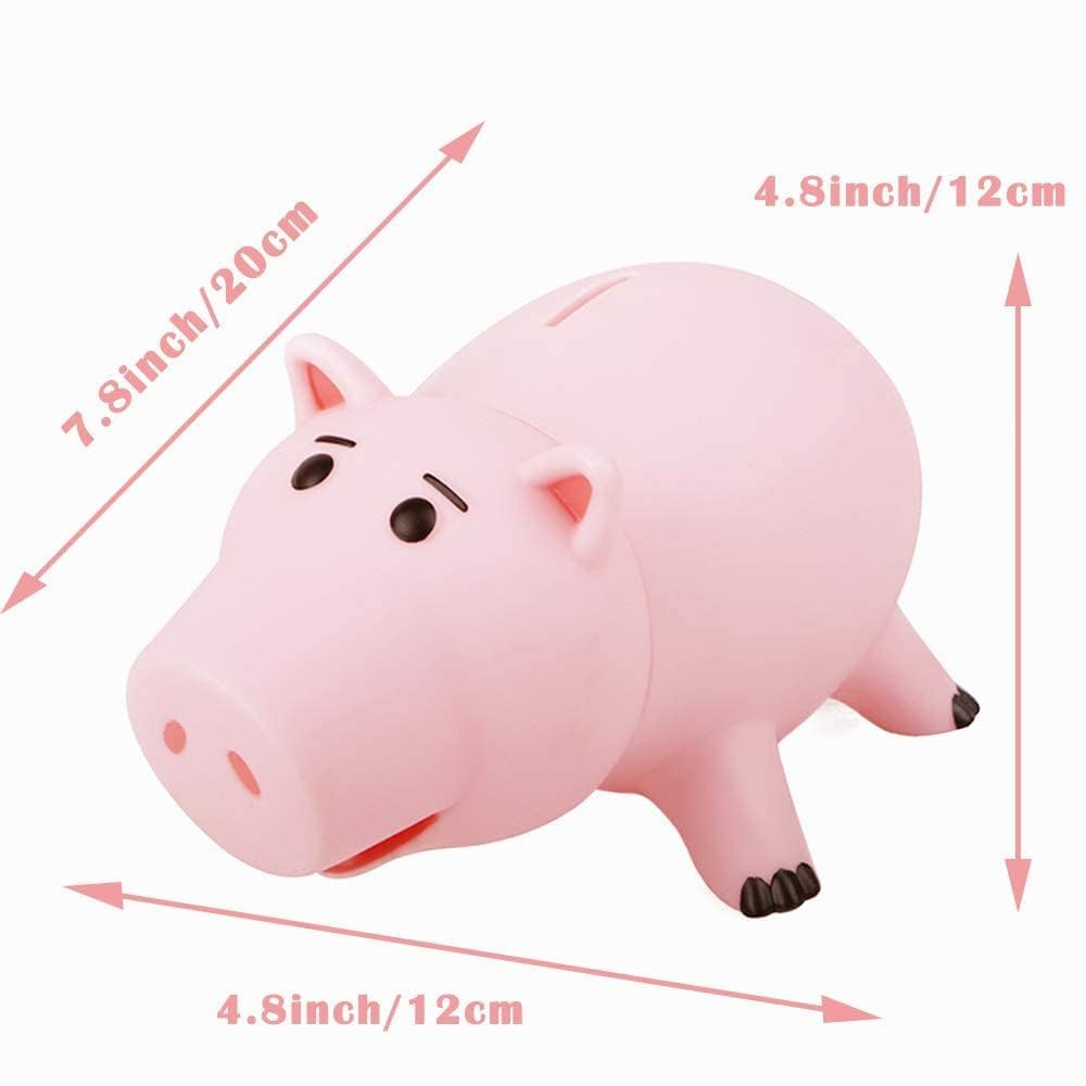 PHOCAS Hairphocas Pink Pig Money Box – Cute Piggy Bank for Kids, Gift Box Included