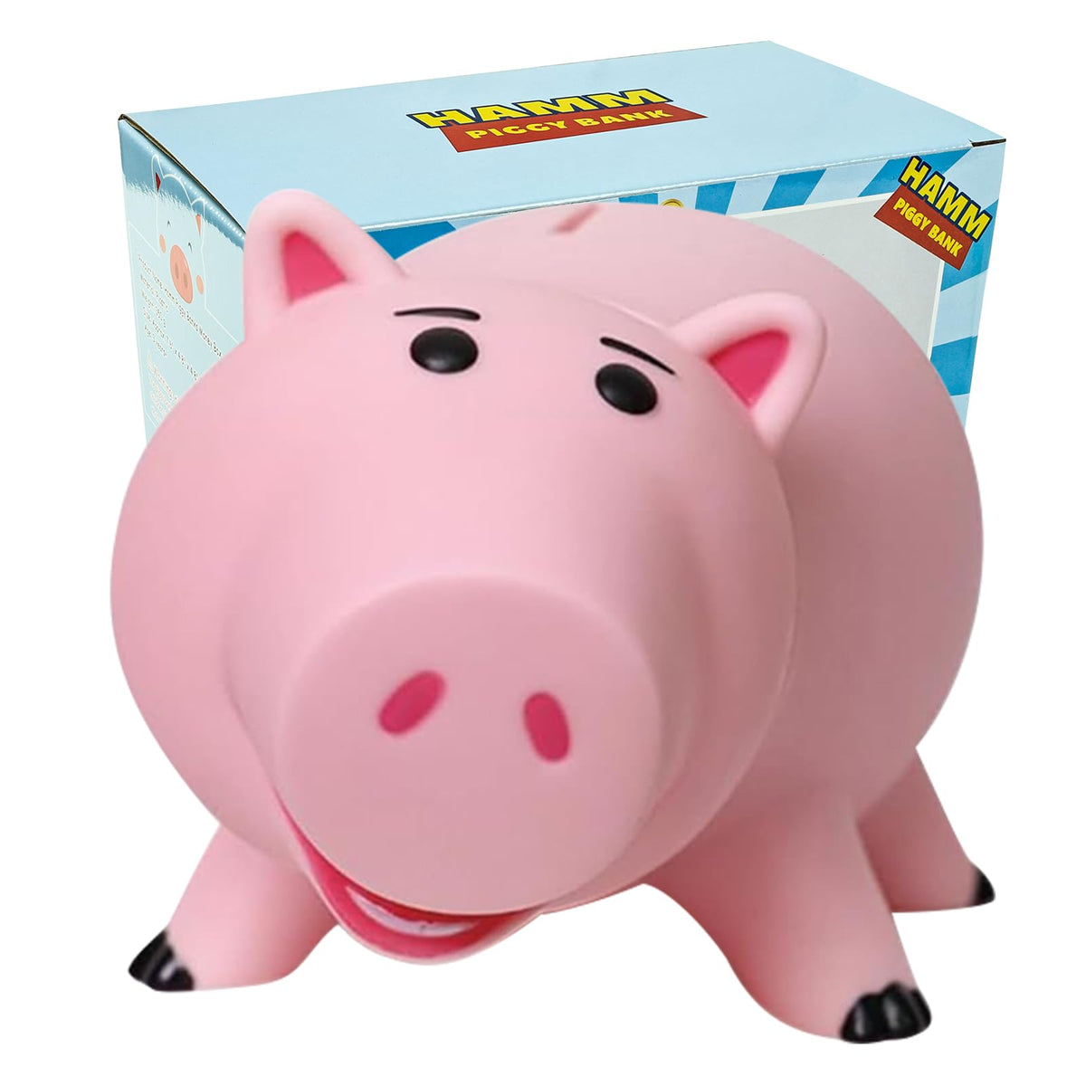 PHOCAS Hamm Piggy Bank – Unbreakable Pink Money Bank for Kids