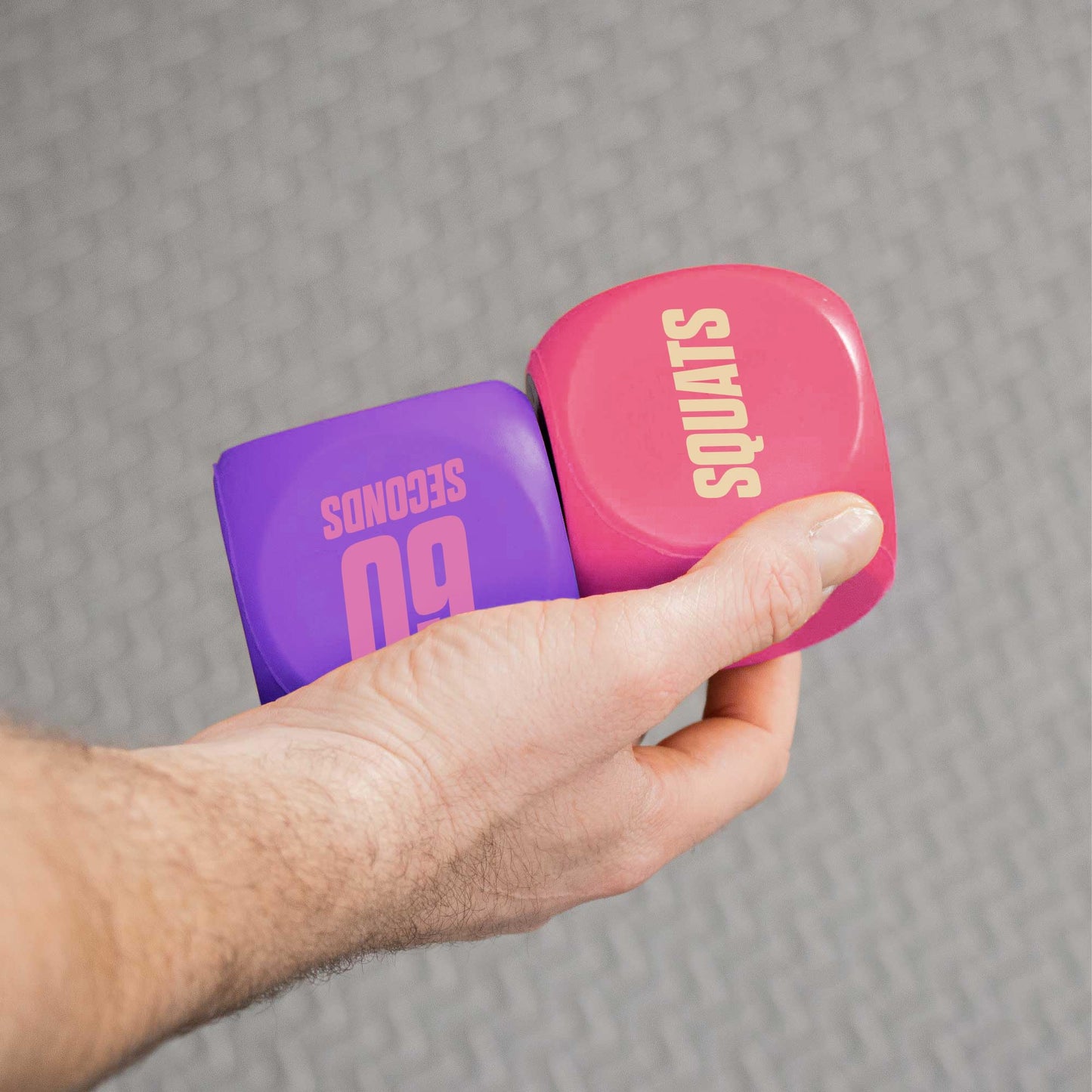 Phoenix Fitness Exercise Dice - Cardio & HIIT Workout Dice for Home, Gym & Classes (Pink)