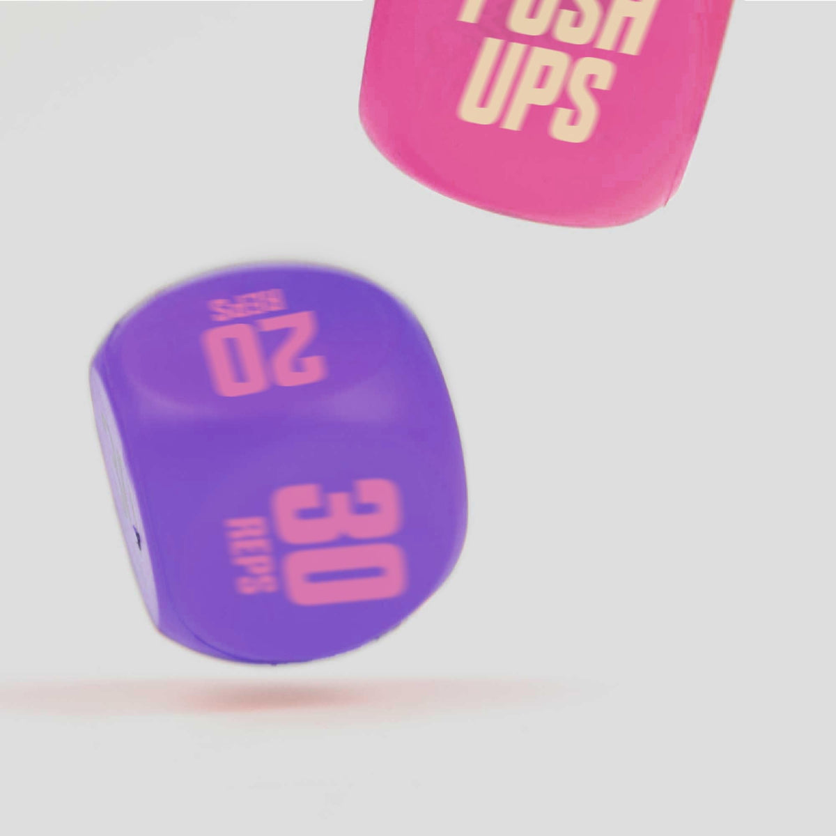 Phoenix Fitness Exercise Dice - Cardio & HIIT Workout Dice for Home, Gym & Classes (Pink)