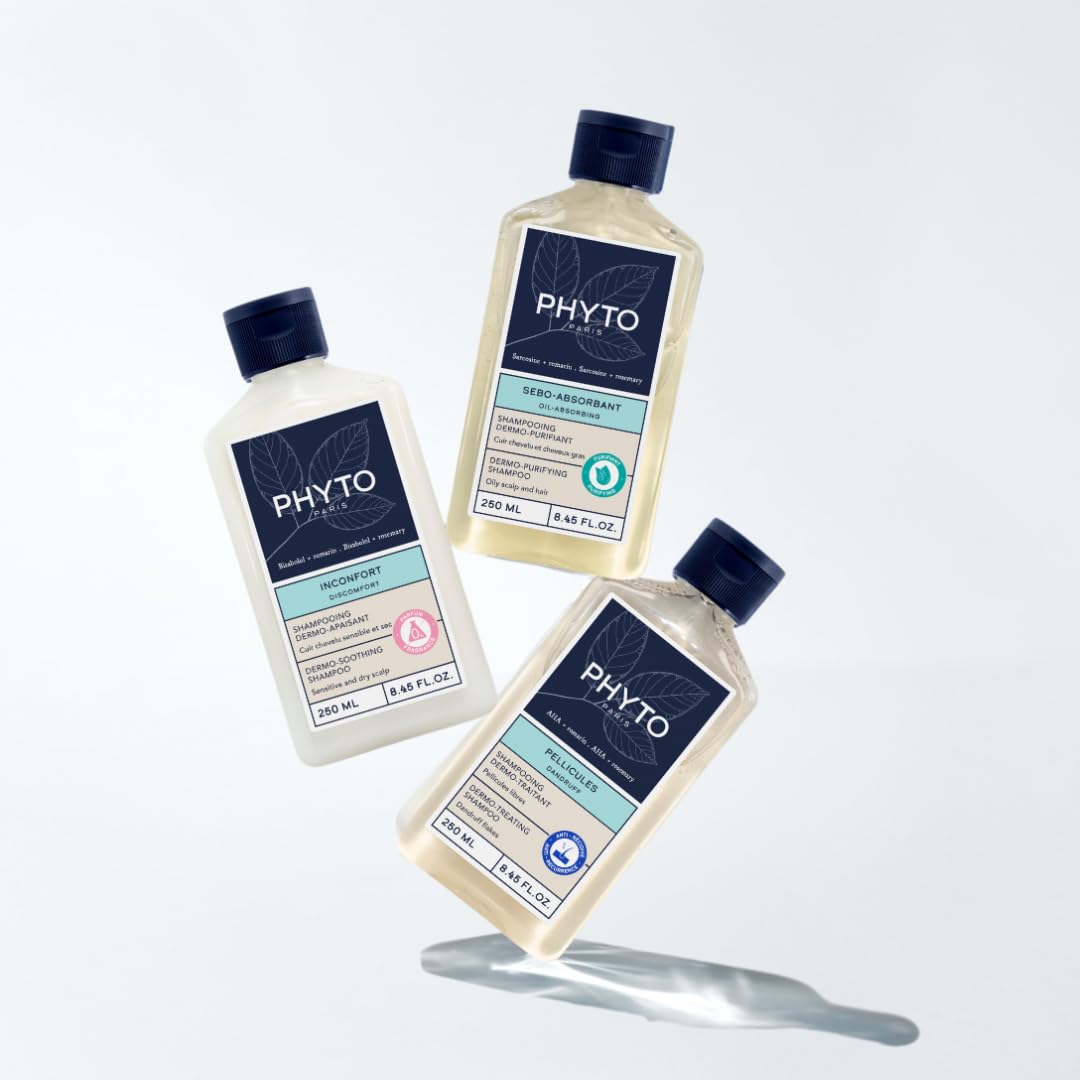 PHYTO Scalp Solutions Dandruff Shampoo – DERMO-TREATING Formula with Lactic & Salicylic Acids