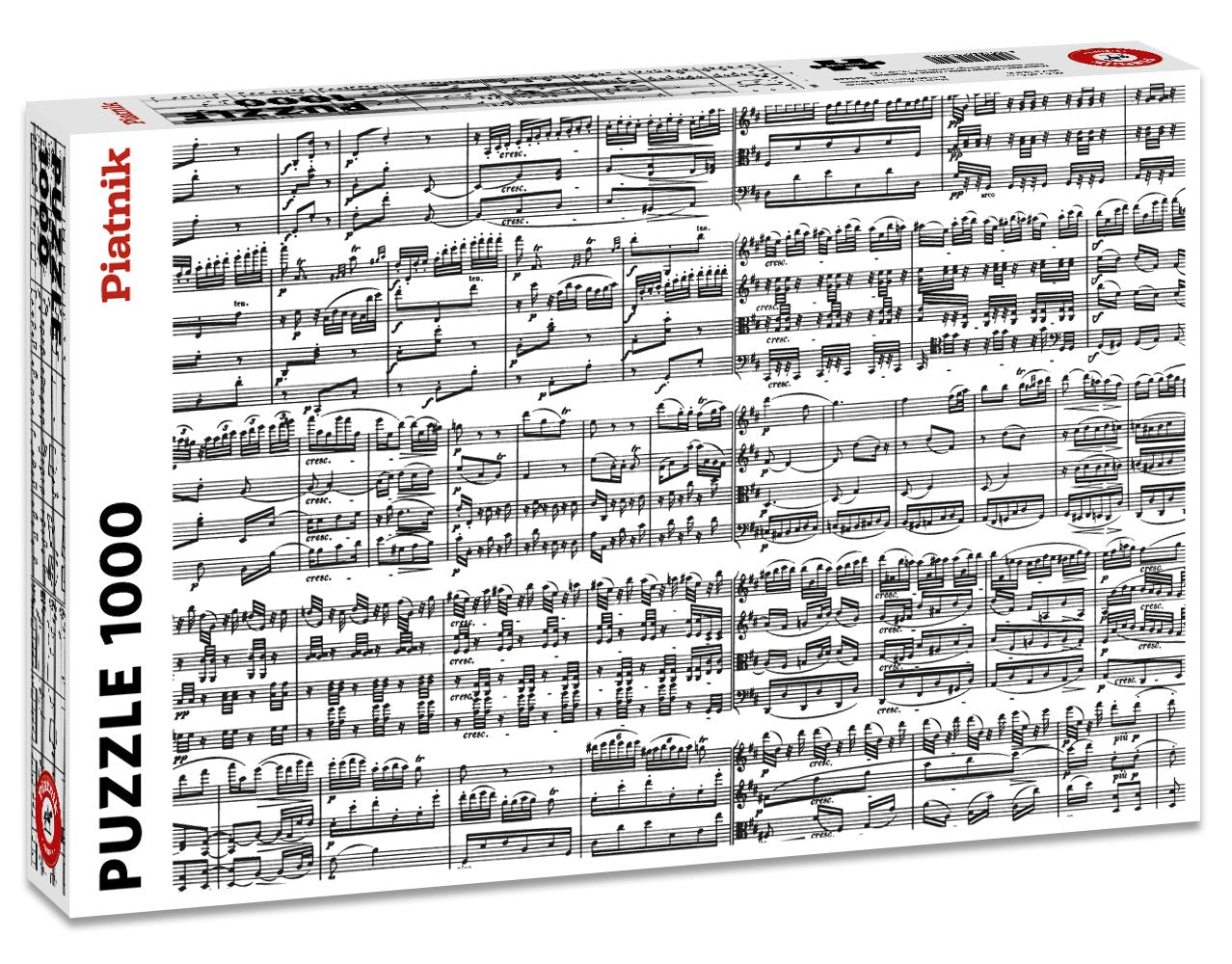Piatnik Musical Notes 1000-Piece Puzzle – Full Color, 26.5 x 17.4 in