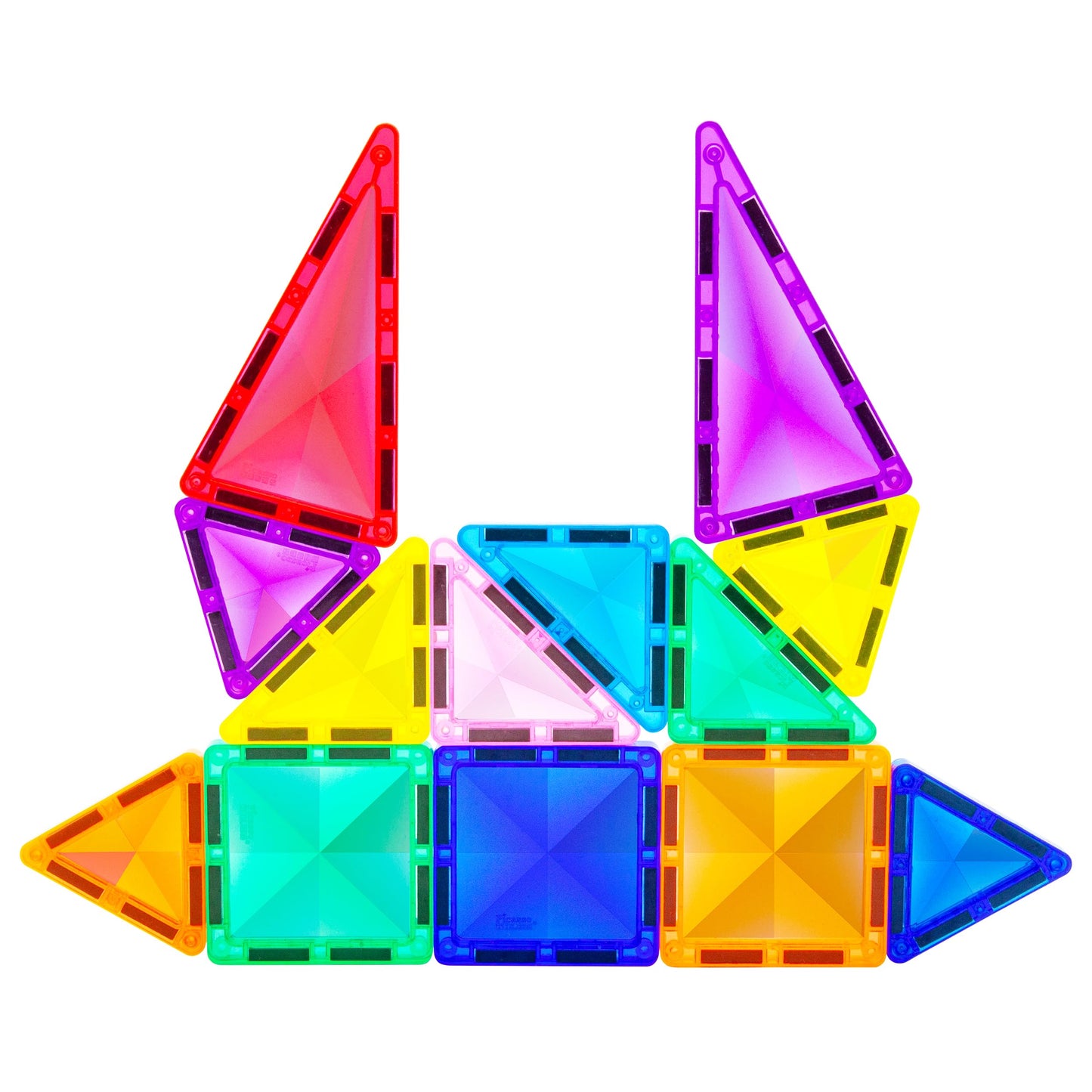 PicassoTiles Travel Size Mini Diamond Magnetic Blocks PTM13 – Portable STEM Toy (3+)