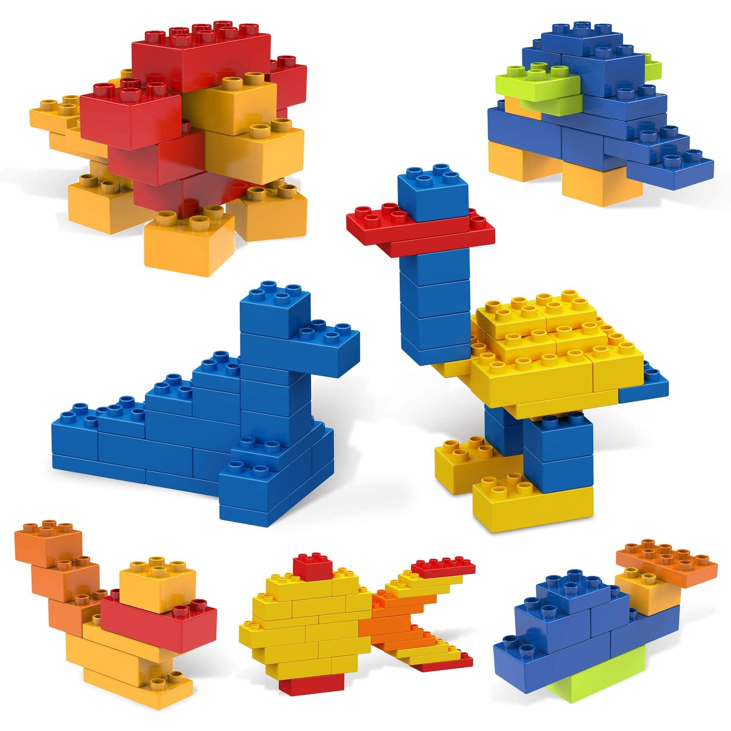 PicassoTiles 100-Piece Large Construction Set for Kids 3+ | STEM Building Blocks & Creative Play