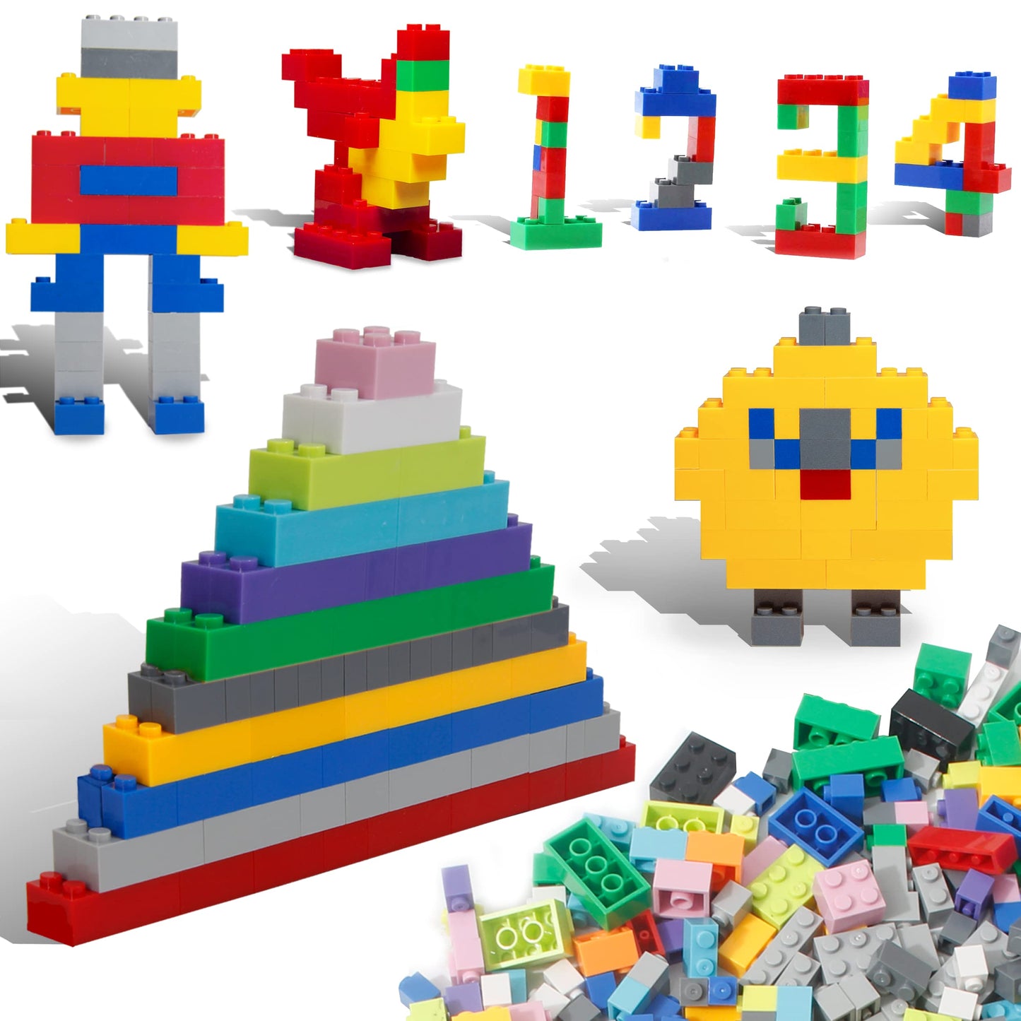 PicassoTiles 1750 PCS Building Block Set – Creative STEM Toys for Kids 3+