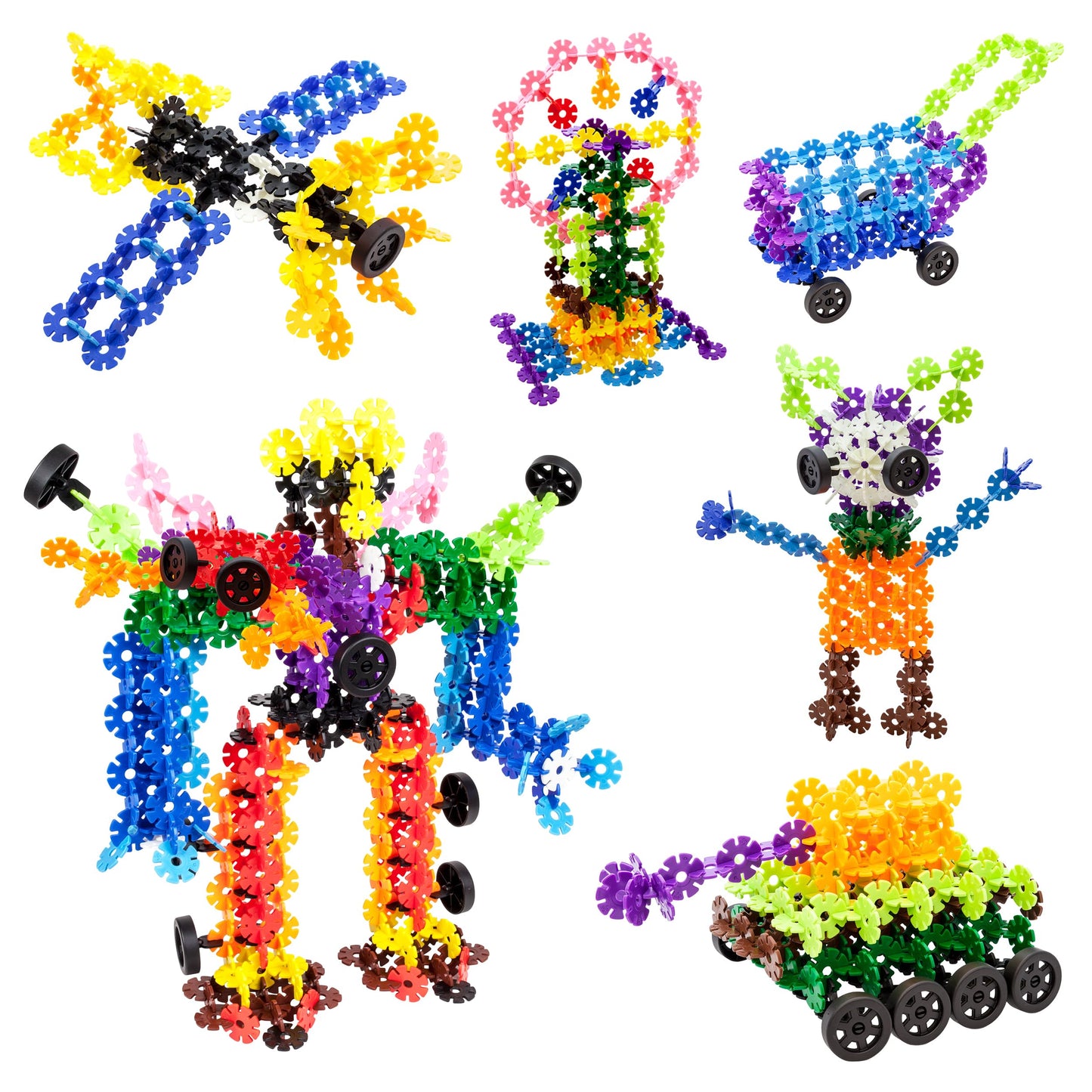 PicassoTiles Building Chips – 800-Piece Interlocking Disc Blocks | STEM Toy for Kids 3+