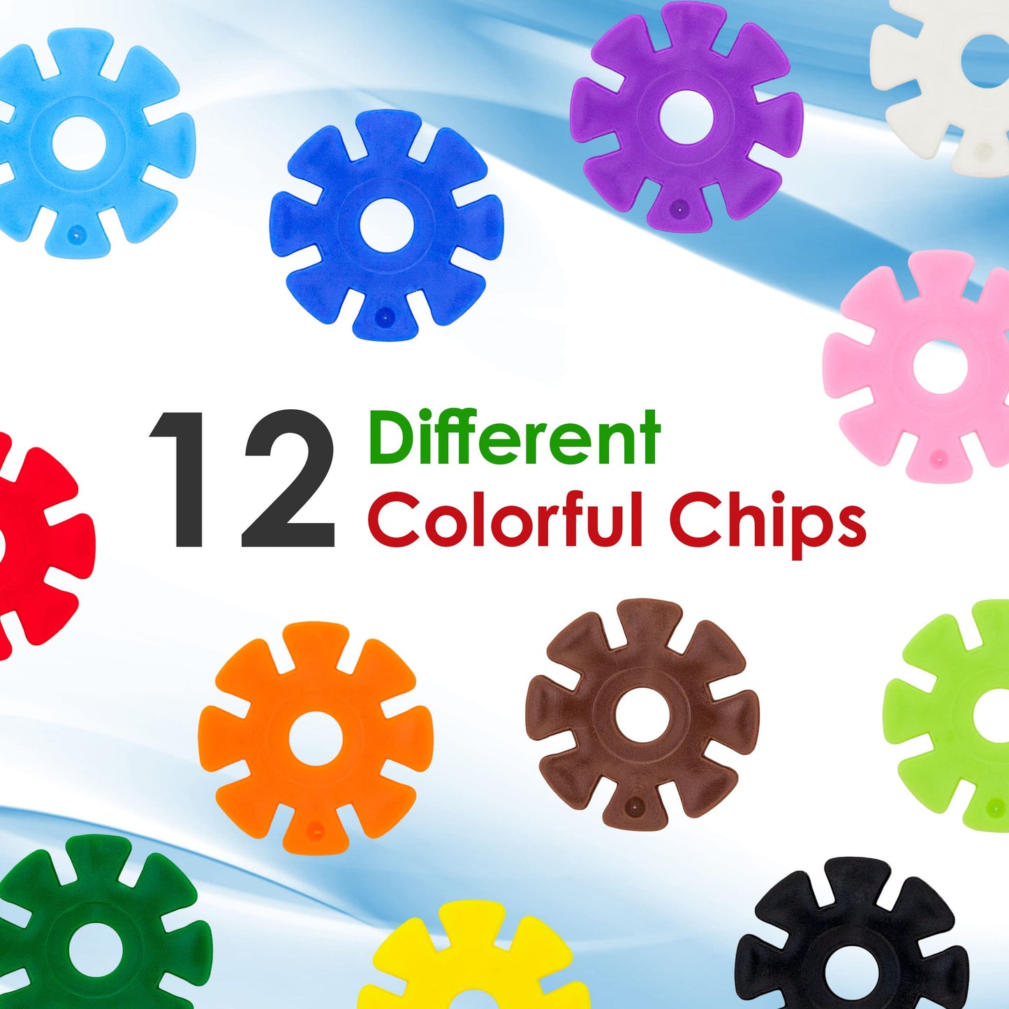PicassoTiles Building Chips – 800-Piece Interlocking Disc Blocks | STEM Toy for Kids 3+