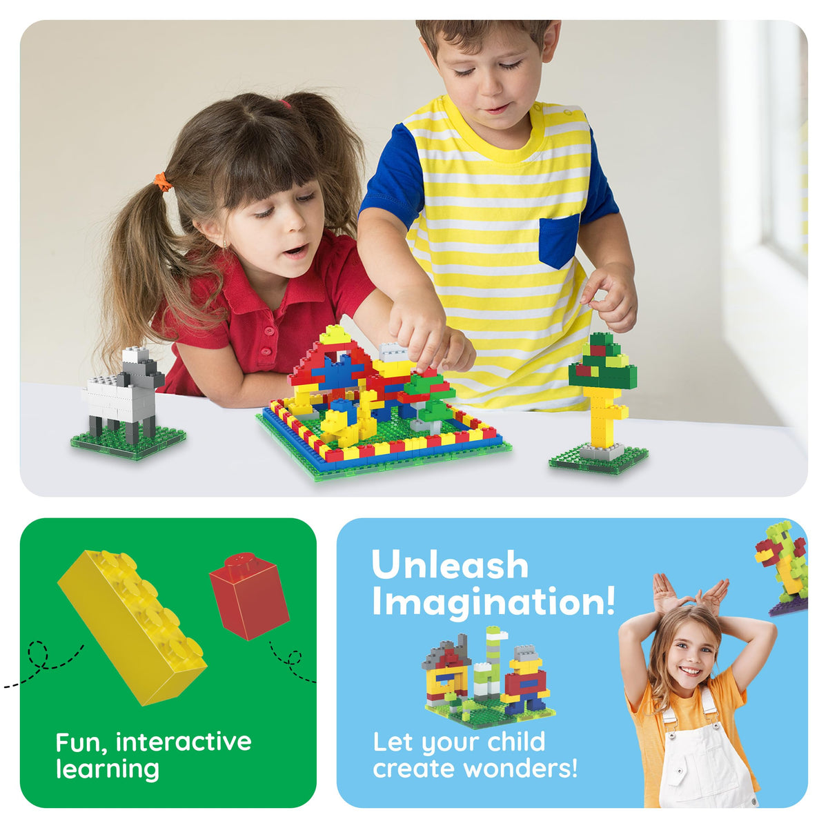 PicassoTiles Magnetic Brick Tile 259pcs – STEM Building Set Compatible with Major Brick Systems