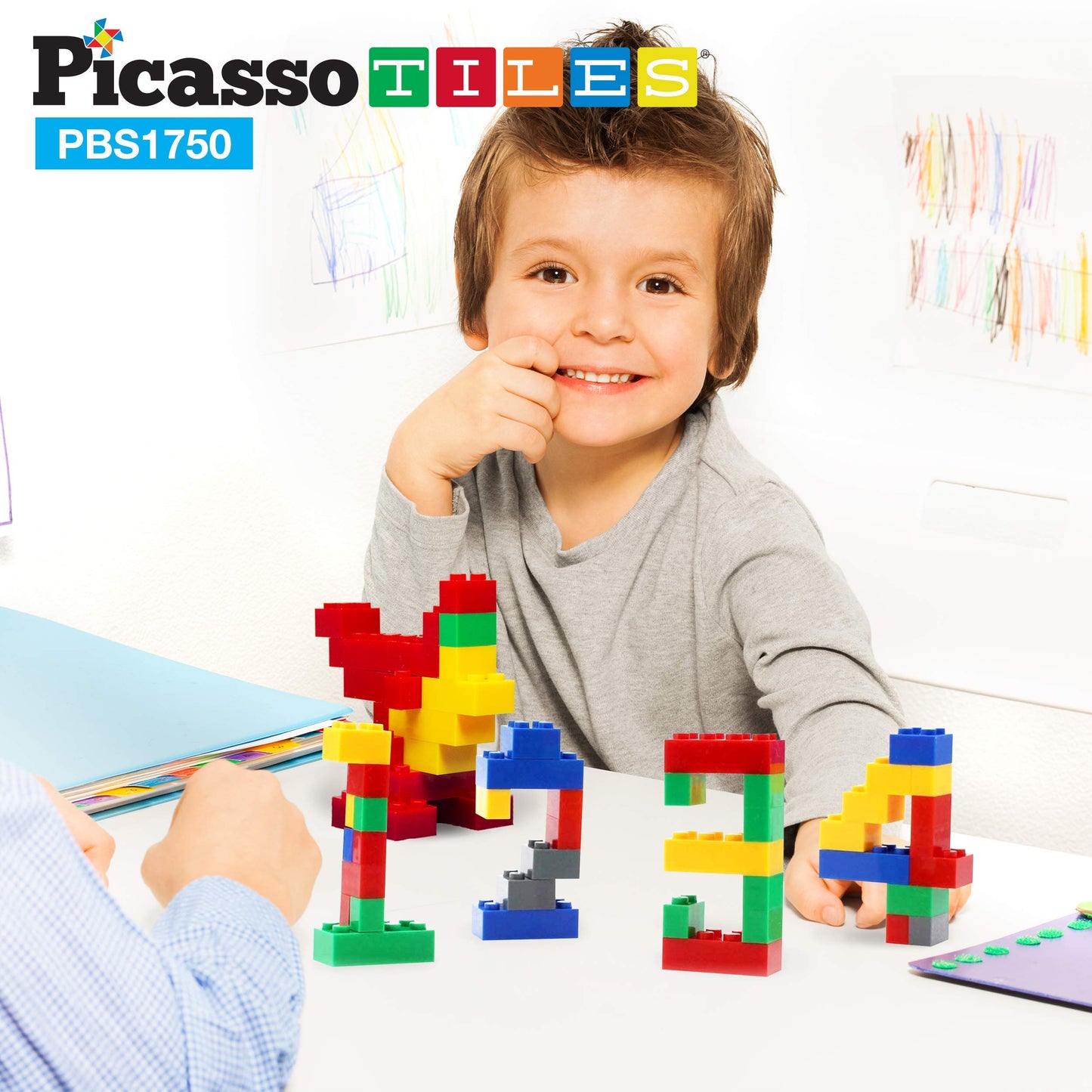 PicassoTiles 1750 PCS Building Block Set – Creative STEM Toys for Kids 3+