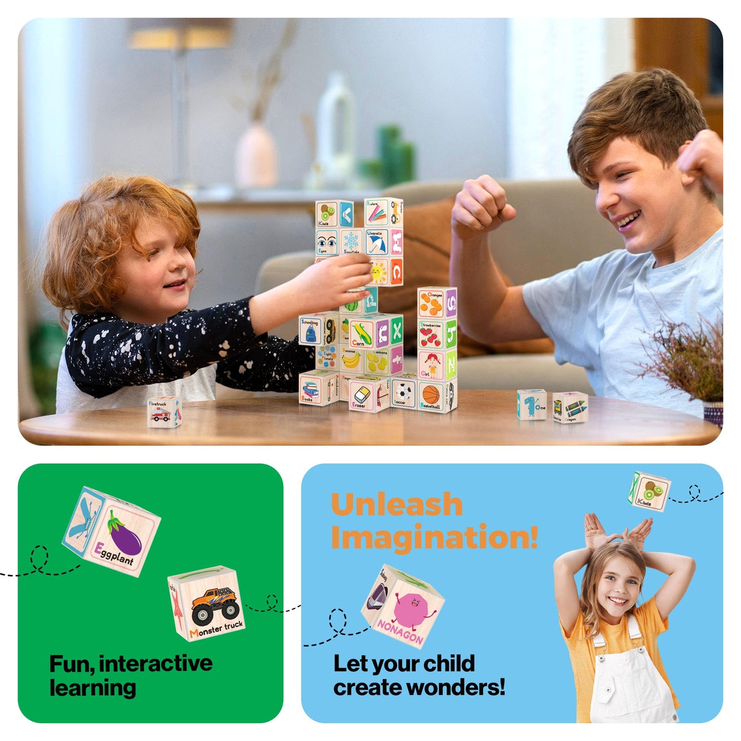 PicassoTiles Magnetic Cubes – 36-Piece Set with 216 Designs for STEAM Learning (Ages 3+)