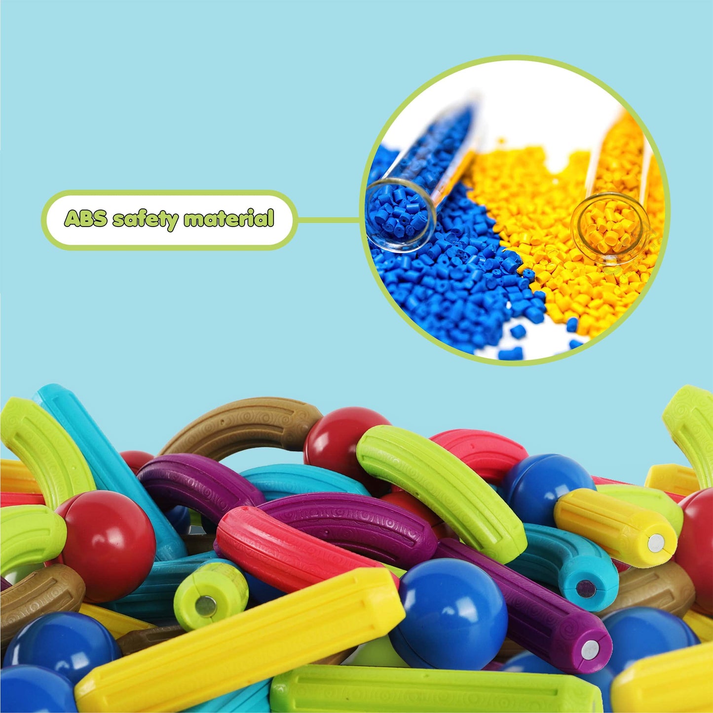 PicassoTiles PTX100: 100-Piece Magnetic Building Set with Storage Bin | STEM Toy