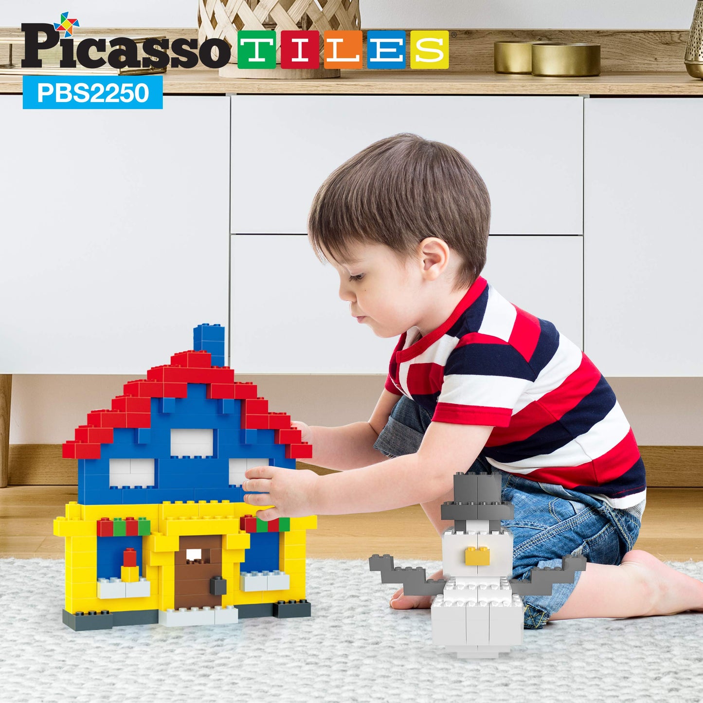 PicassoTiles 2250-Piece Building Block Set | Creative STEM Toys for Ages 3+