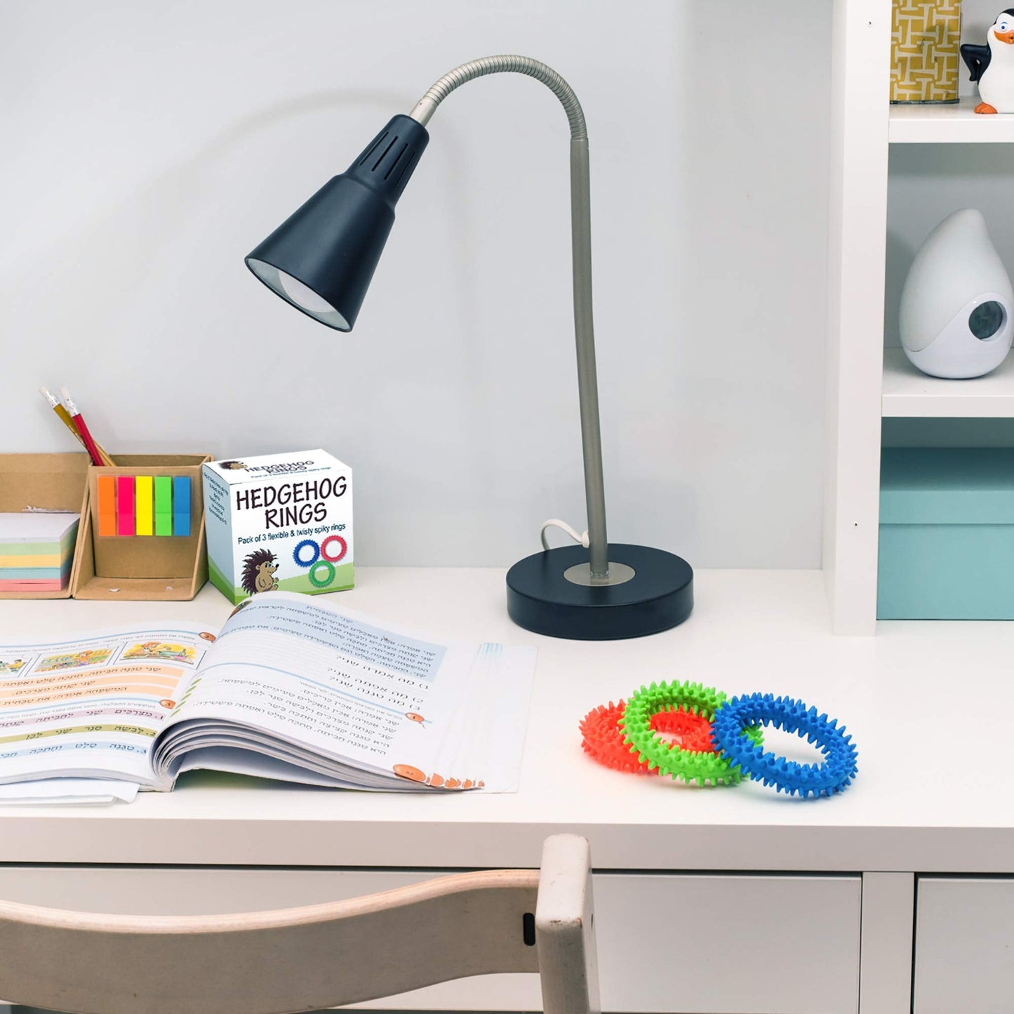 Pick A Toy Hedgehog Rings – Quiet 3-Pack Sensory Fidget Bracelets for School