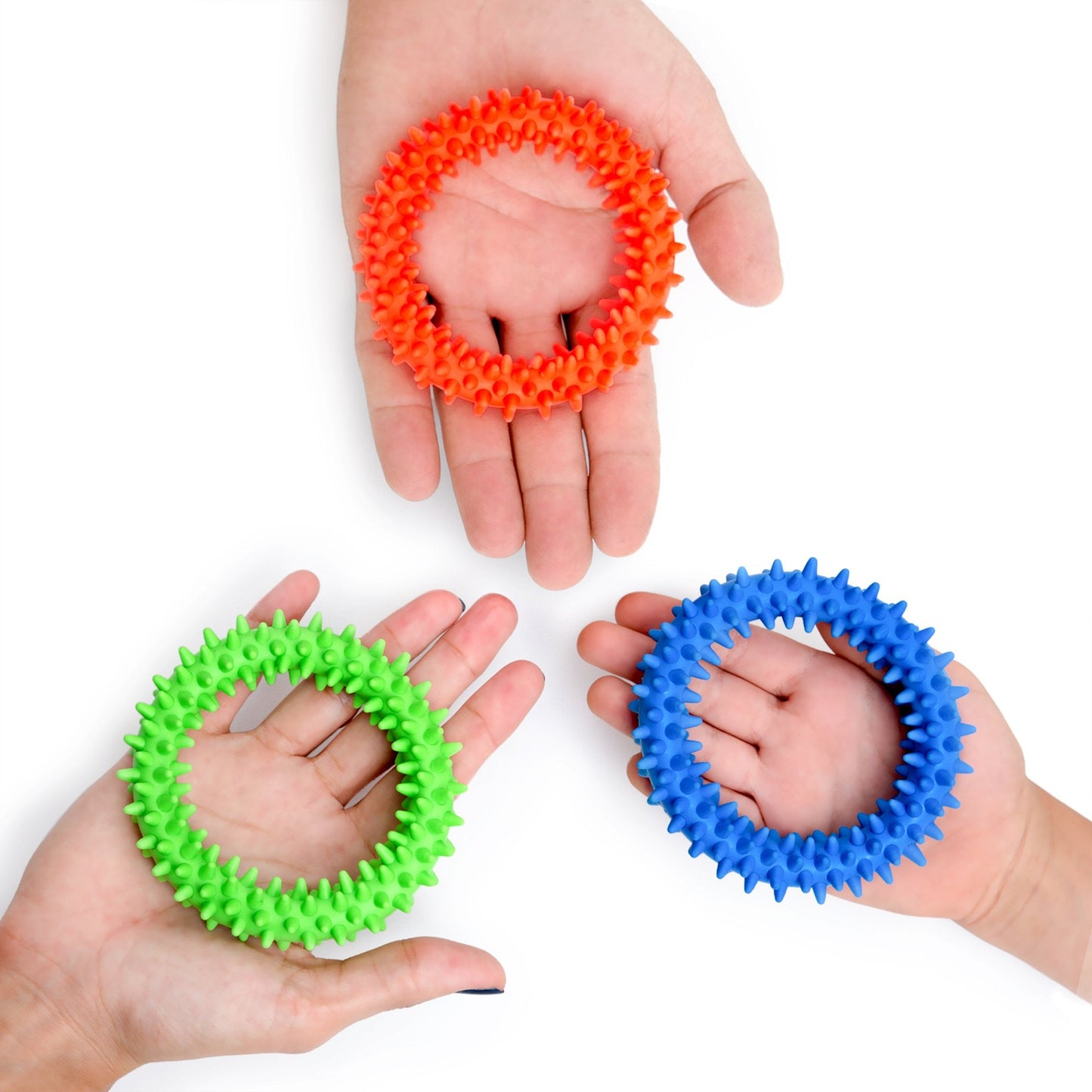 Pick A Toy Hedgehog Rings – Quiet 3-Pack Sensory Fidget Bracelets for School