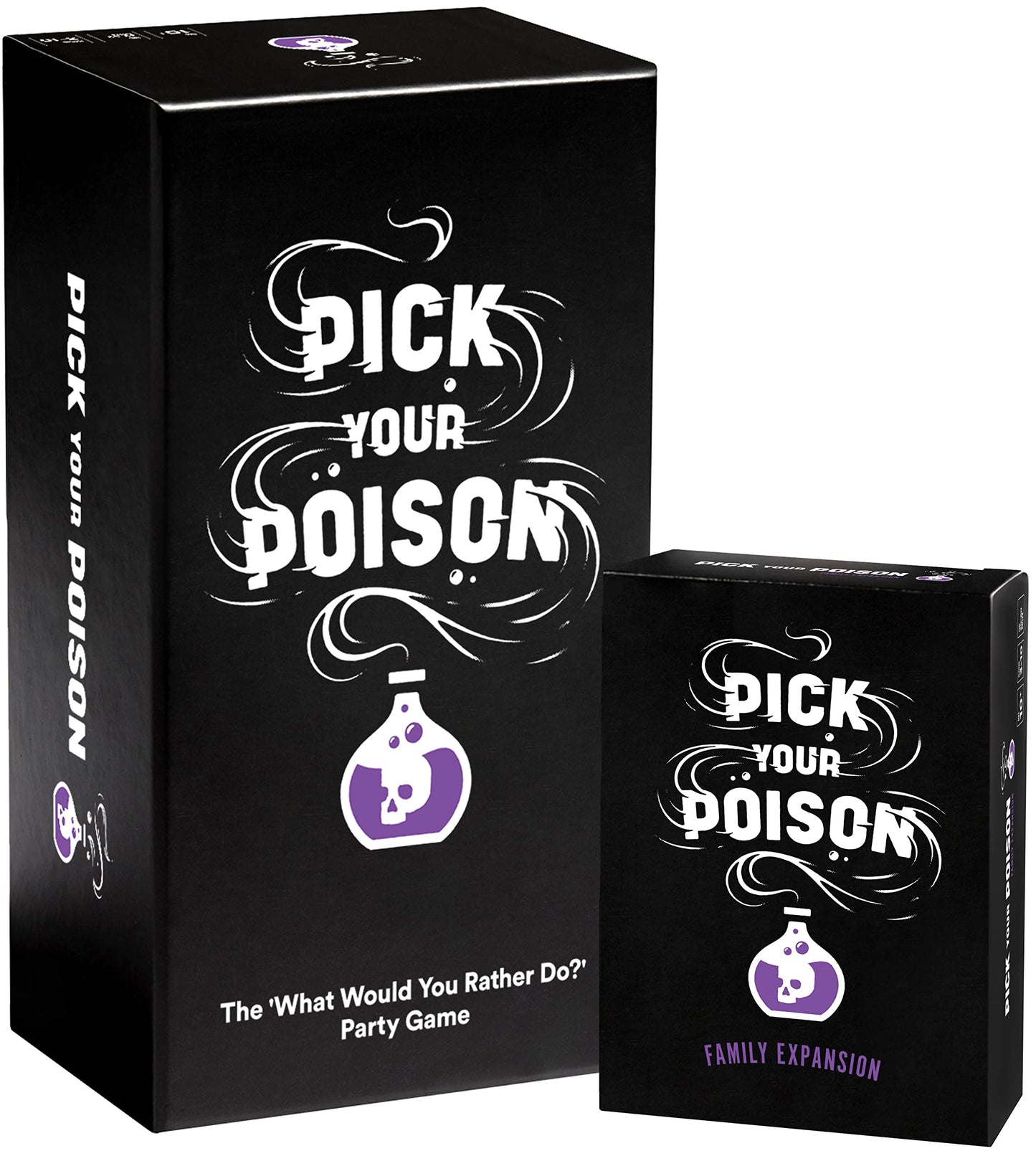 Pick Your Poison Party Game + Family Expansion Set – What Would You Rather Do?