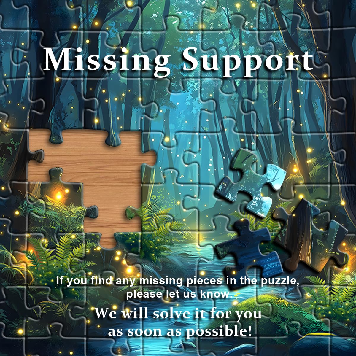 PICKFORU Impossible 1000-Piece Puzzle: Magic Forest Fantasy for Adults